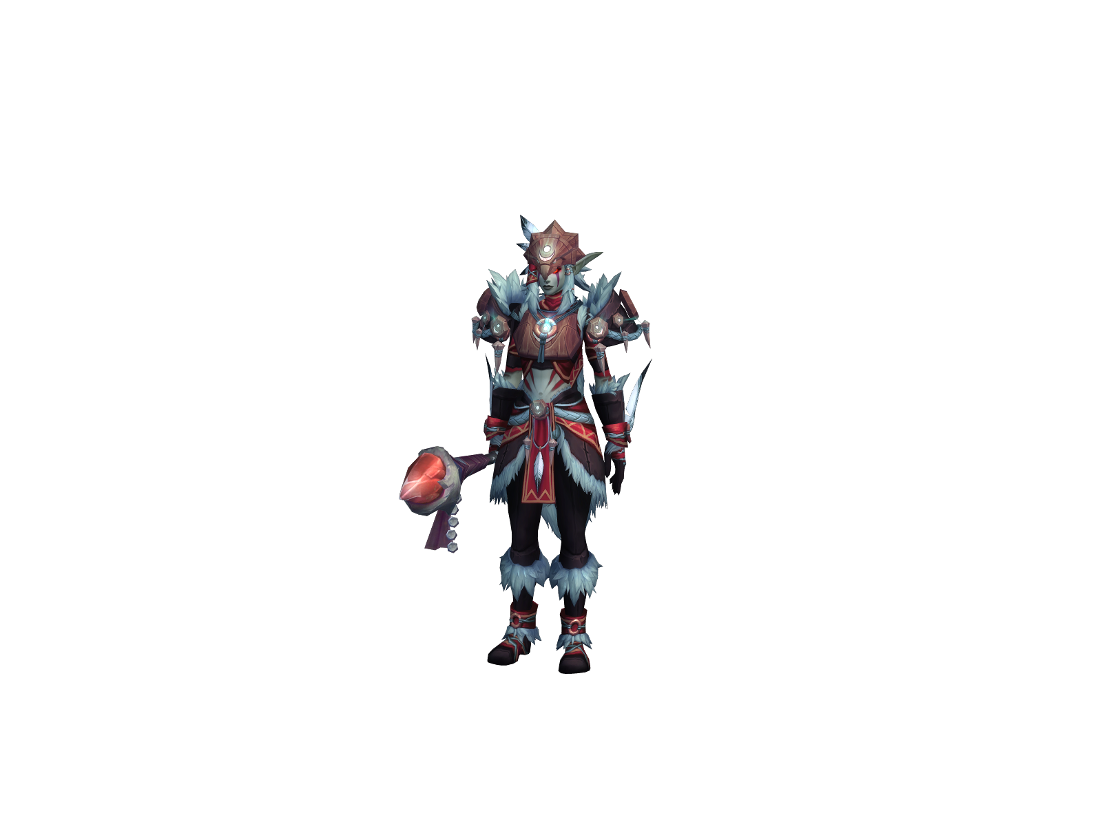 Wereocelot 3D character render