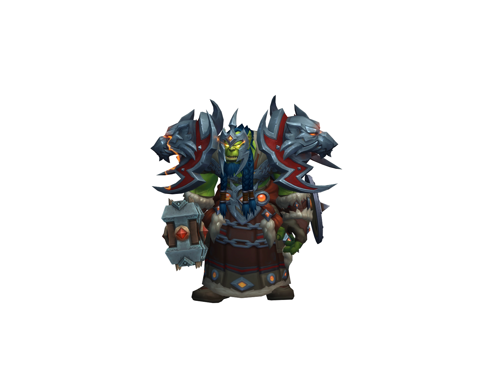 Dugrigg 3D character render