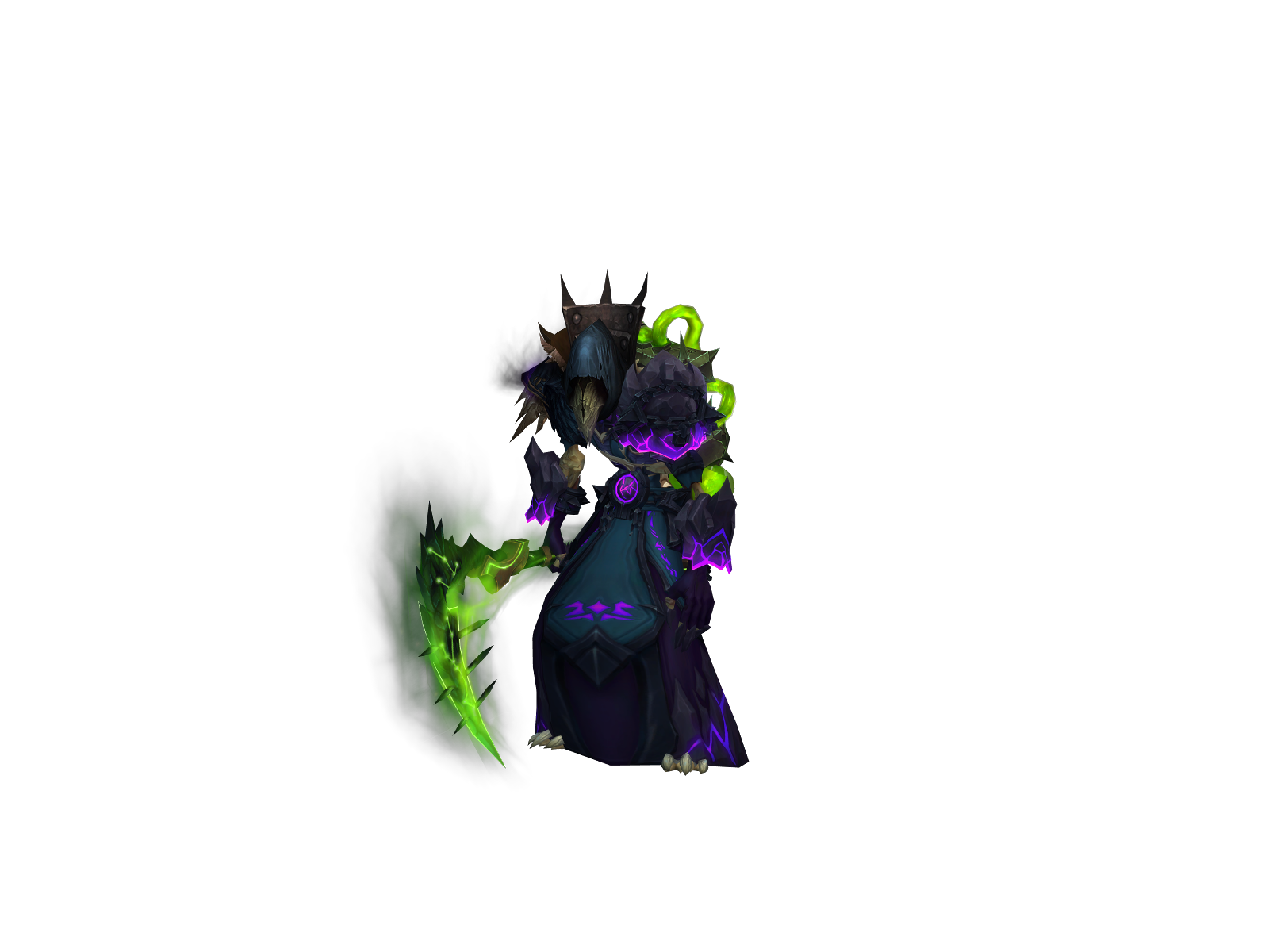 Droolz 3D character render