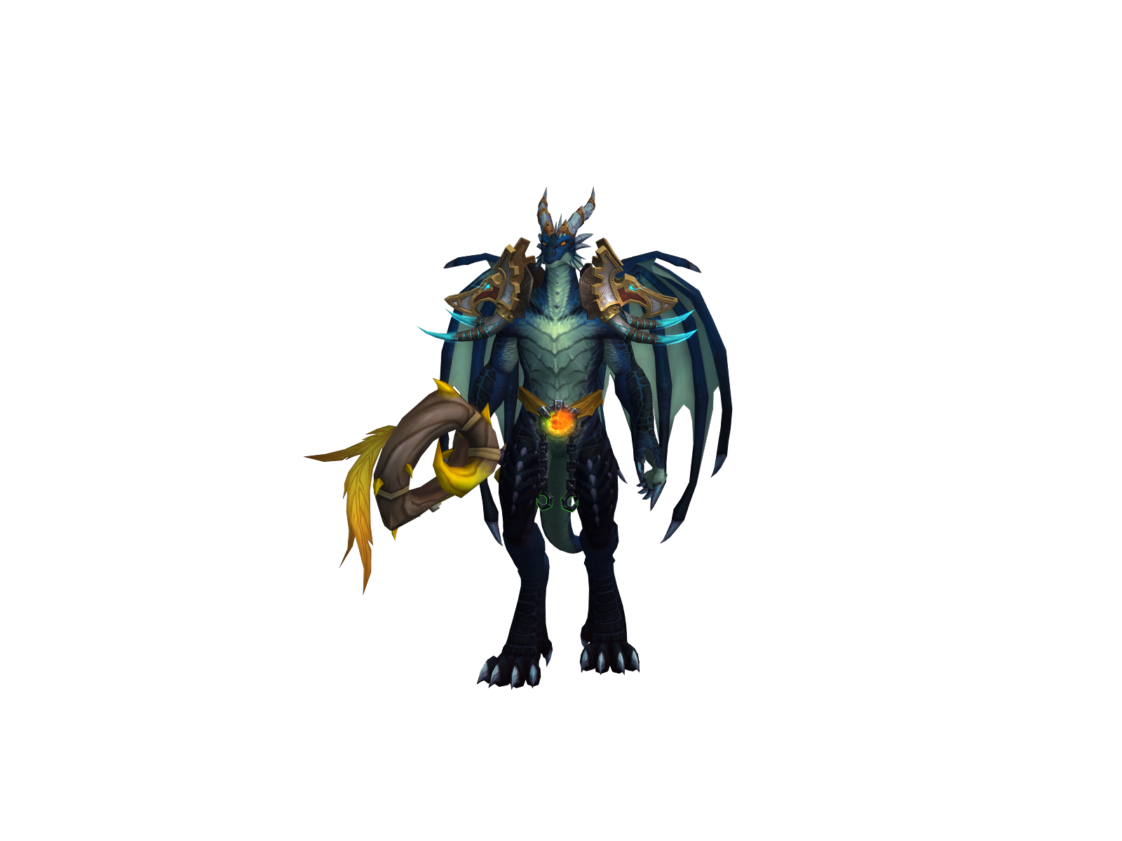 Dragonpede 3D character render