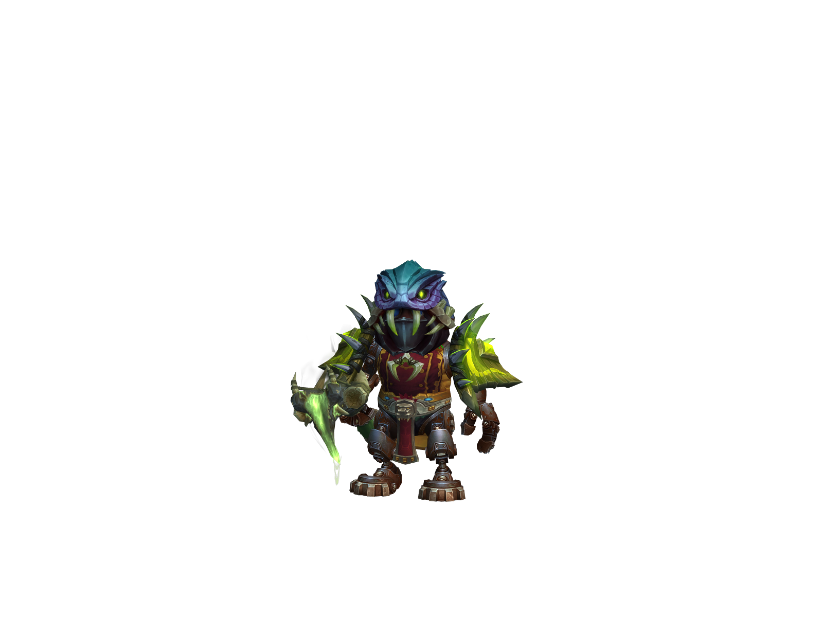 Gandulillo 3D character render