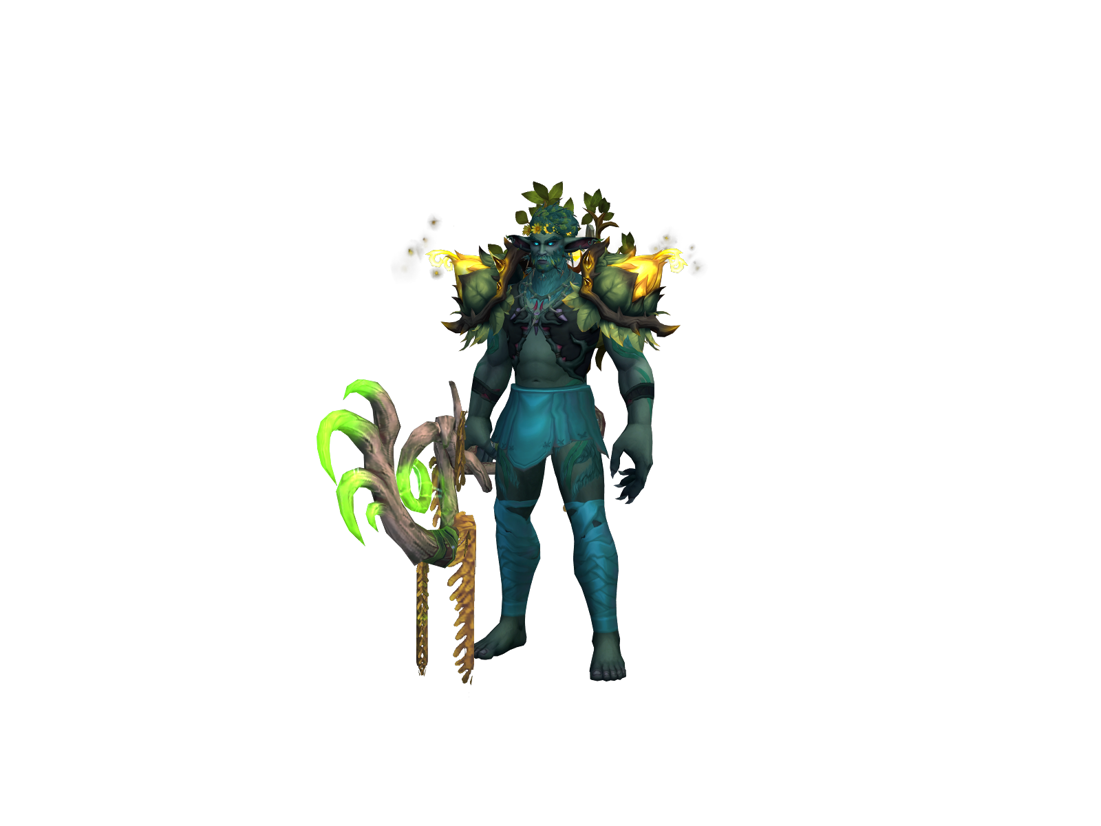 Broccoli 3D character render