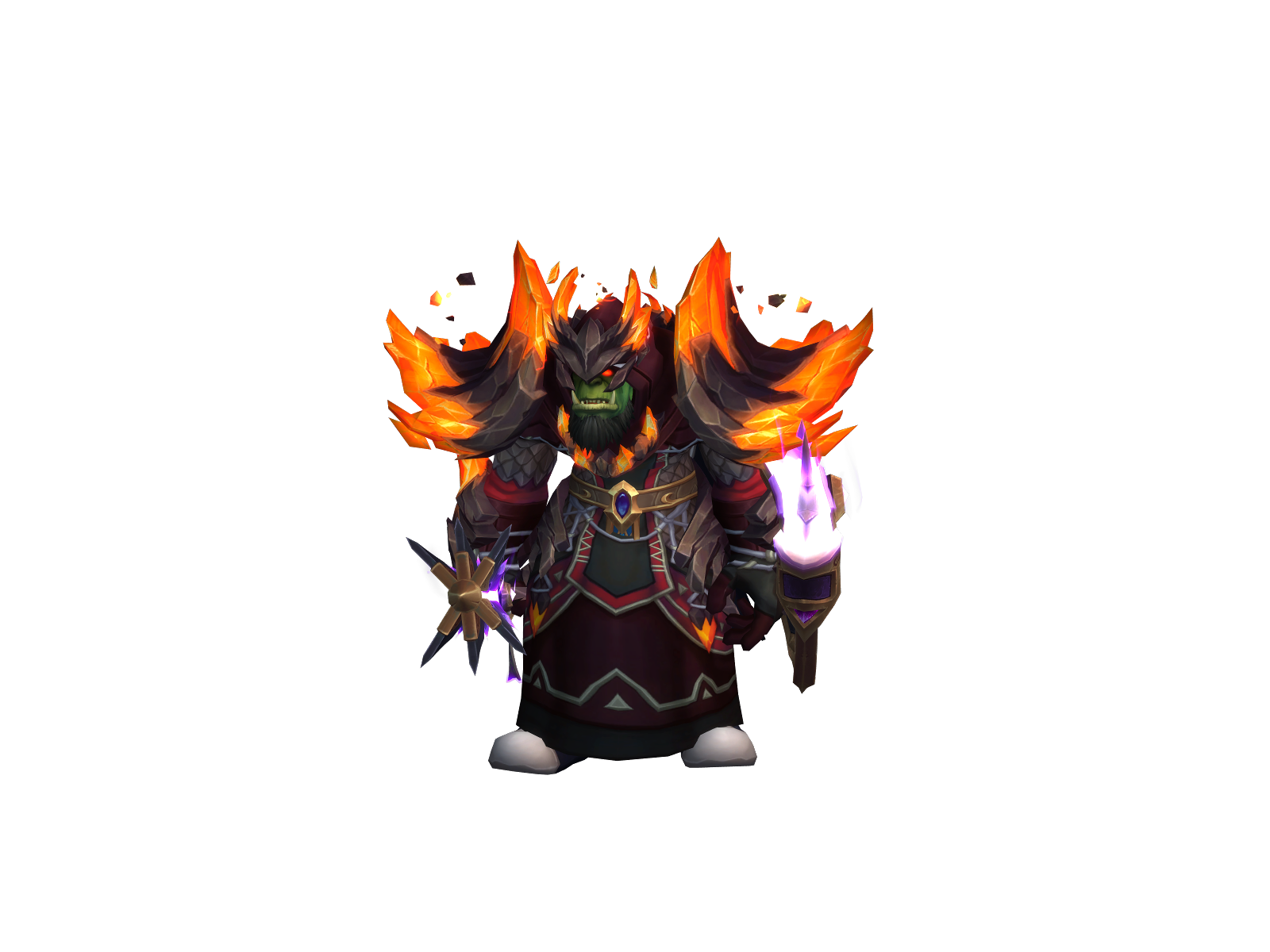 Tyberious 3D character render