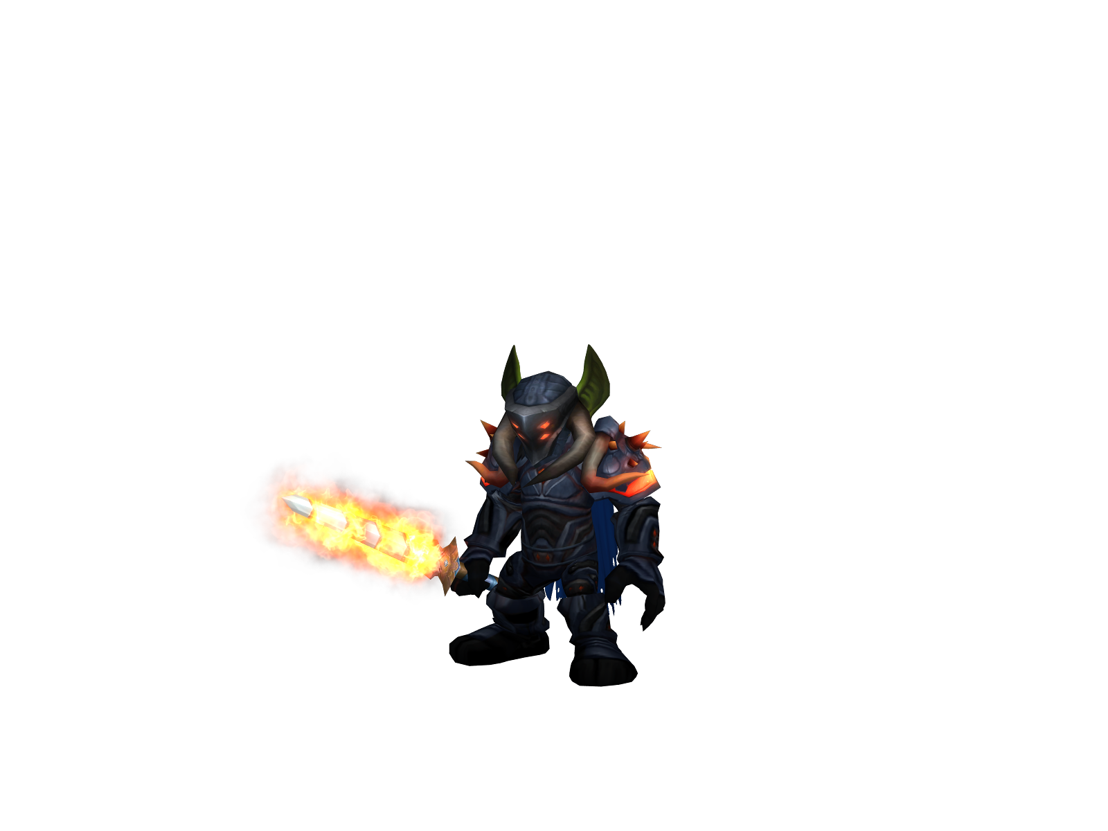 Bigdurty 3D character render