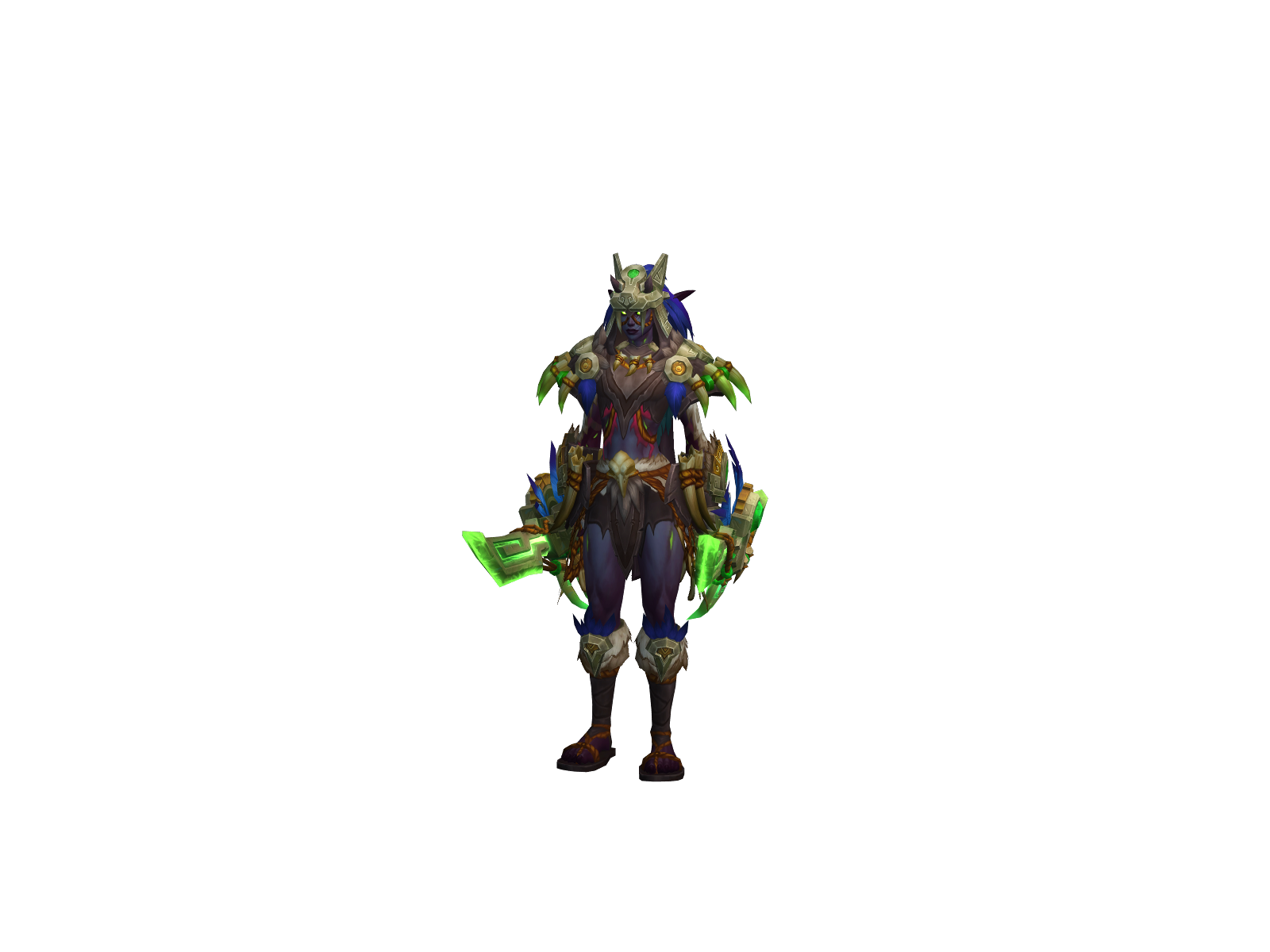 Elfabuse 3D character render