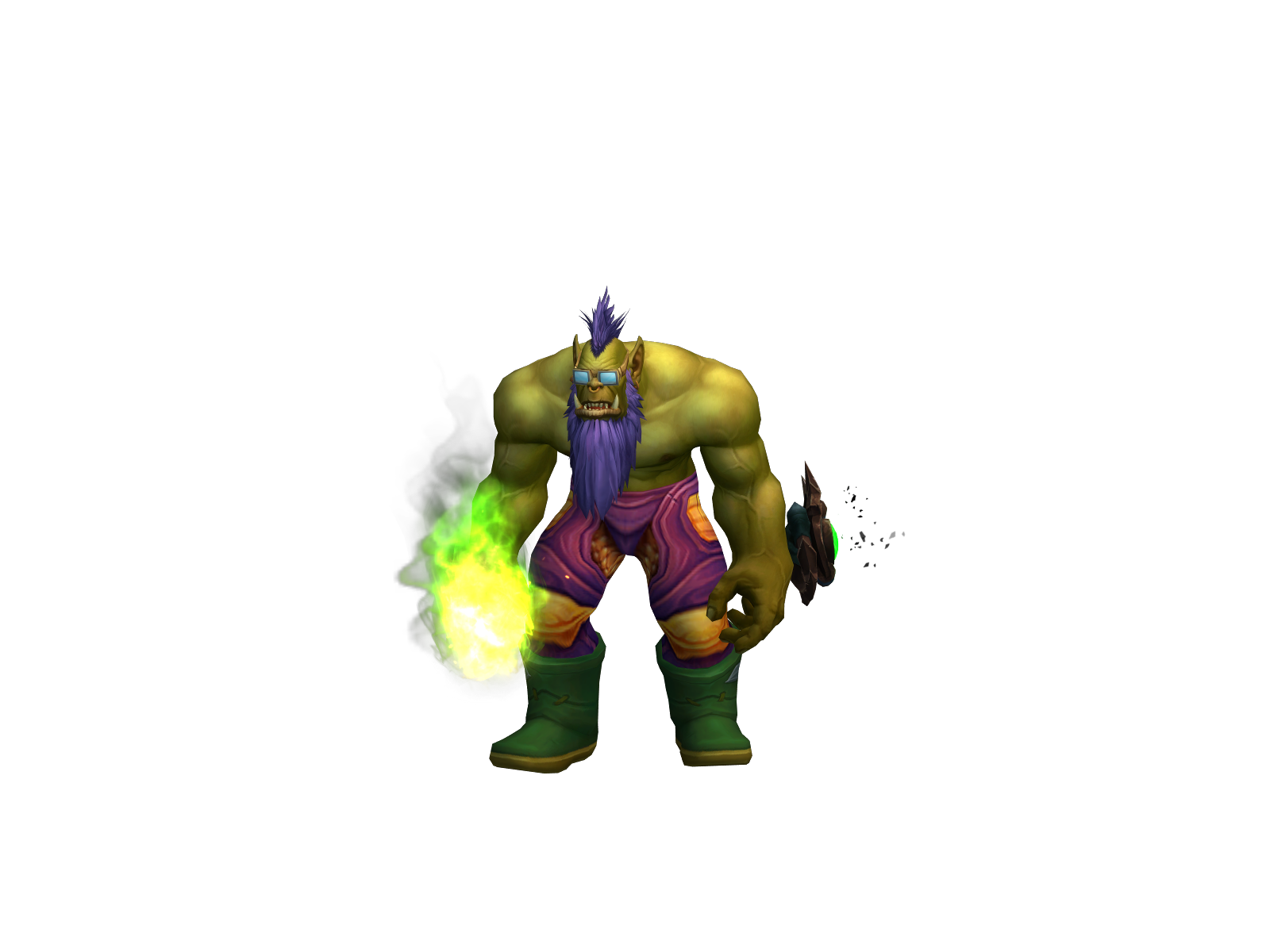 Deathwards 3D character render