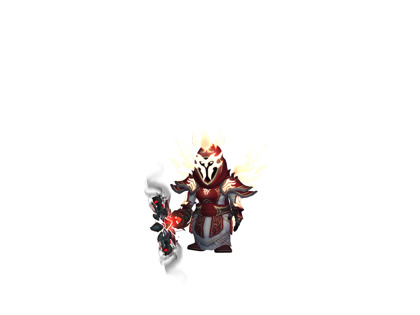 Leerpriest 3D character render