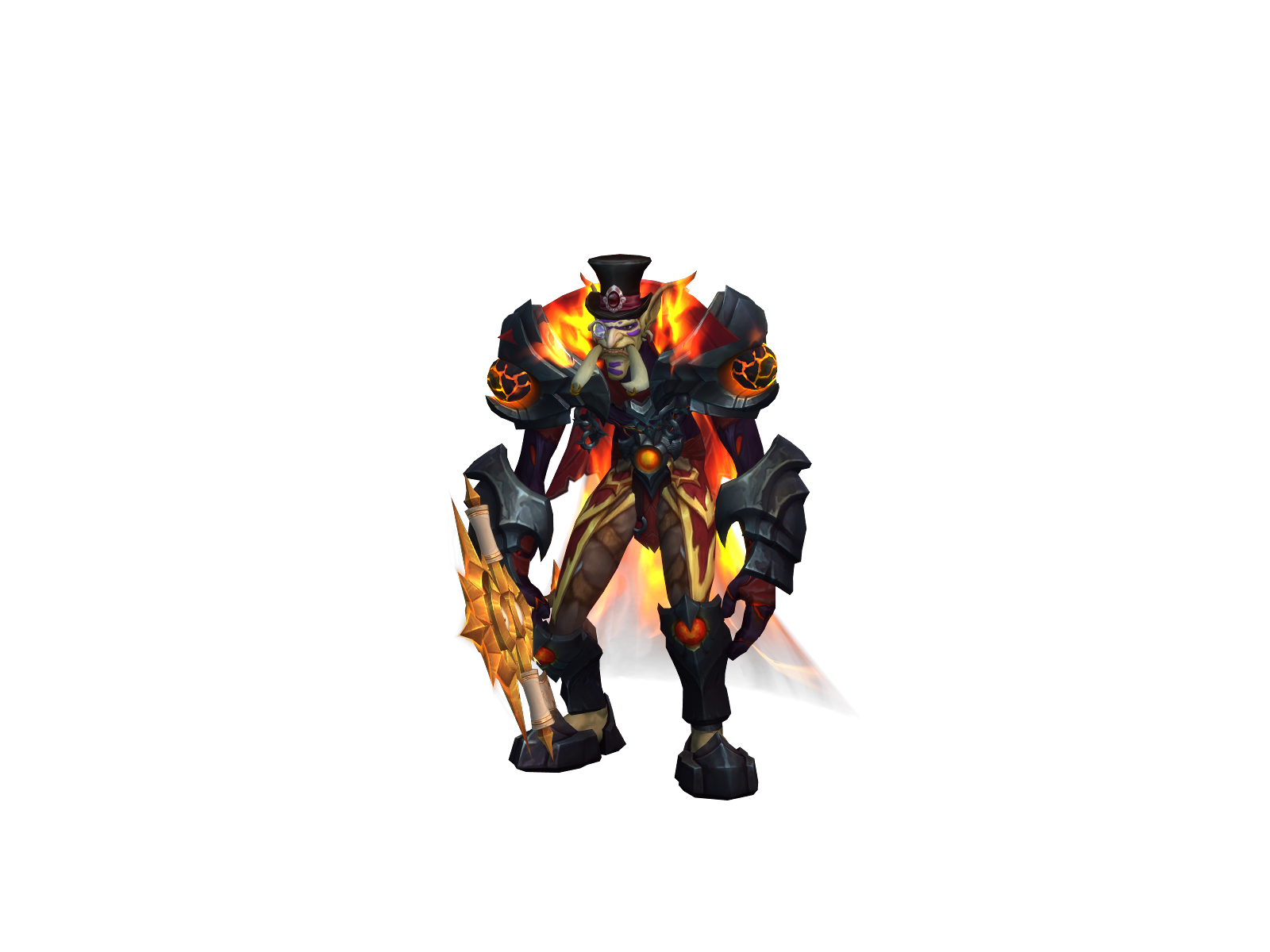 Housser 3D character render