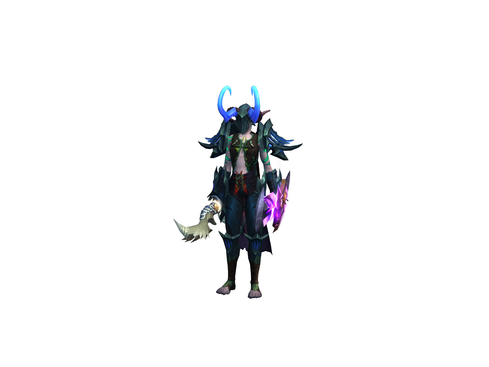 Wartonx 3D character render