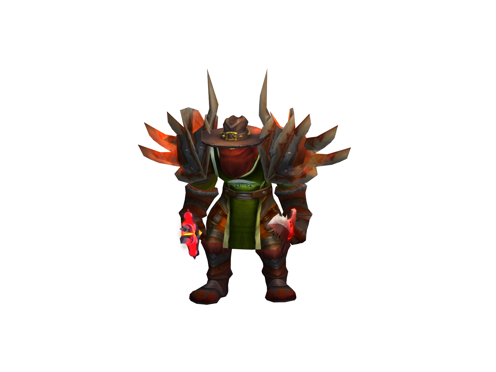 Gigabrain 3D character render