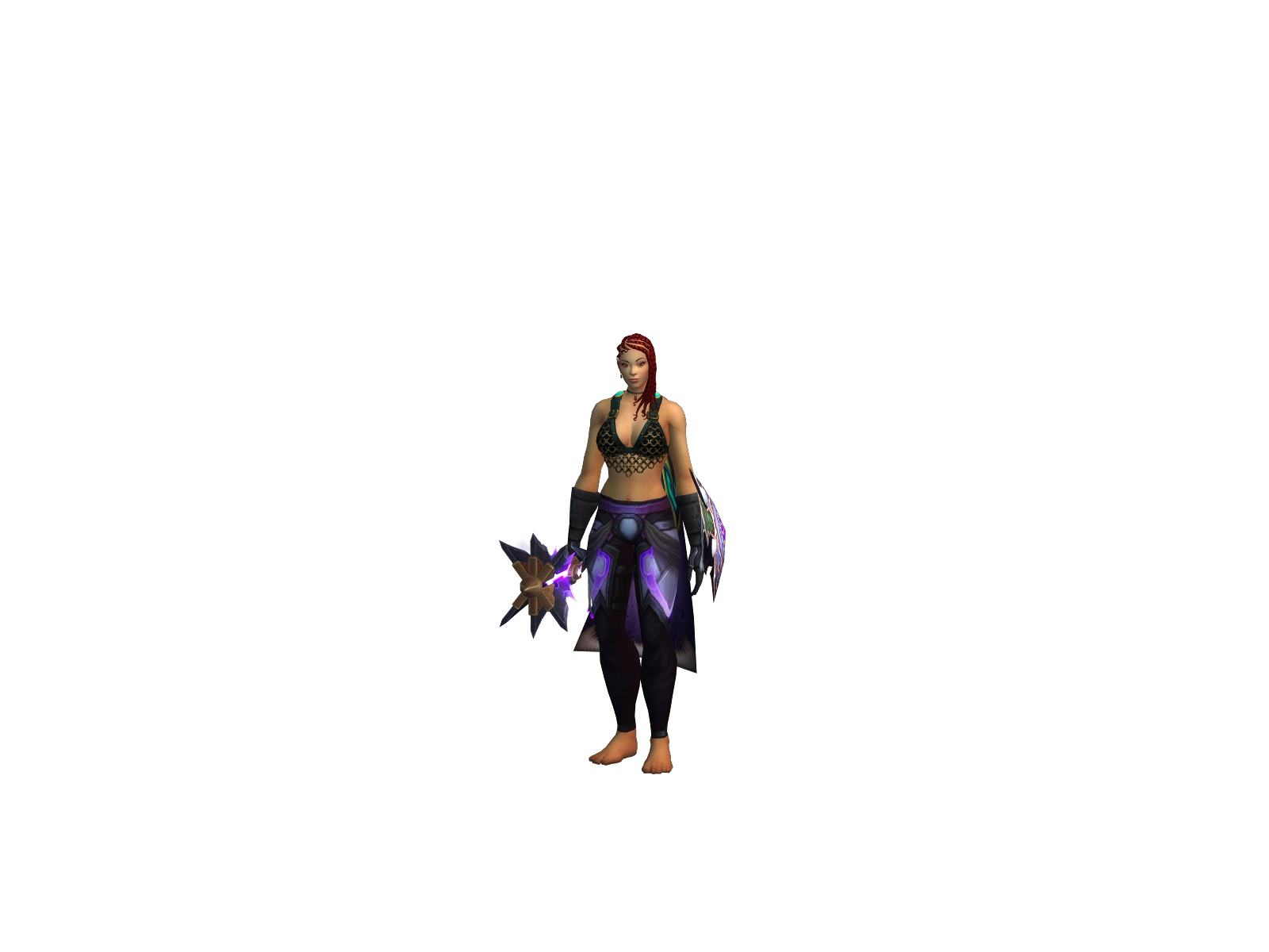 Utensil 3D character render