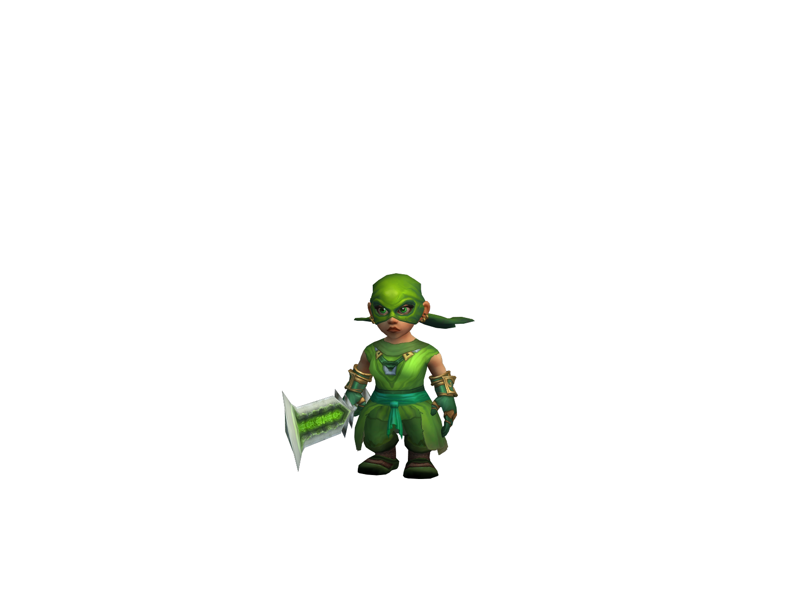 Shincracker 3D character render