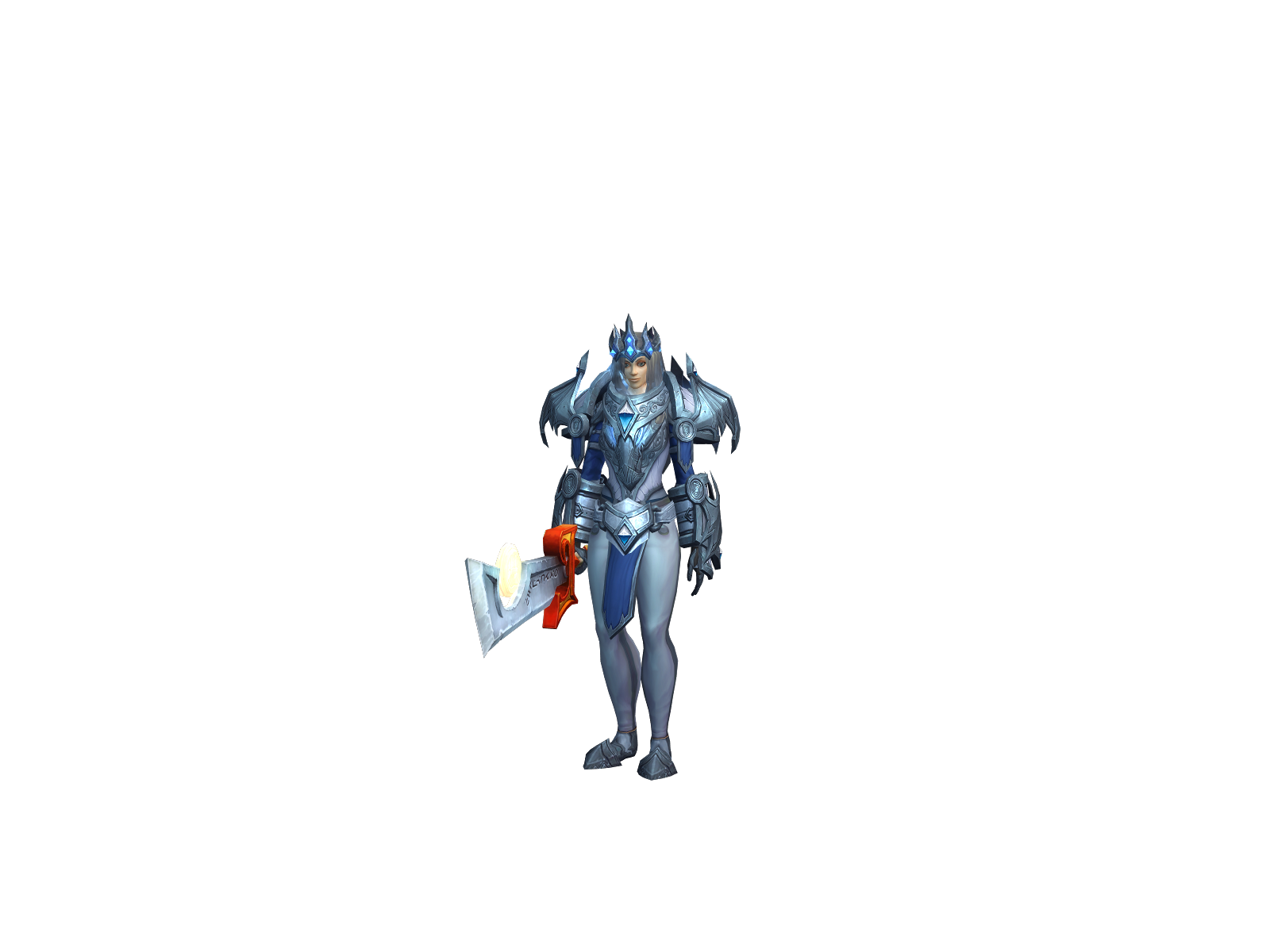 Liå 3D character render