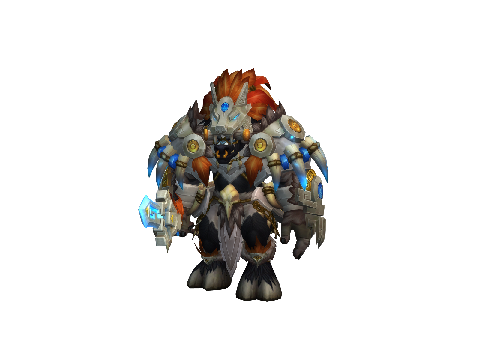 Raklee 3D character render