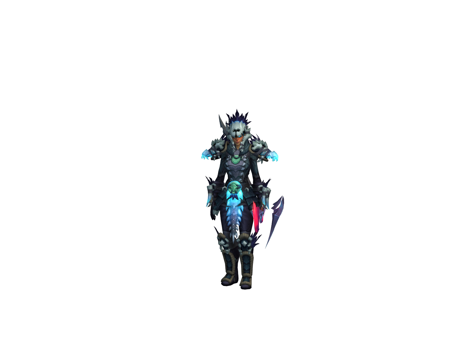 Hùntressx 3D character render