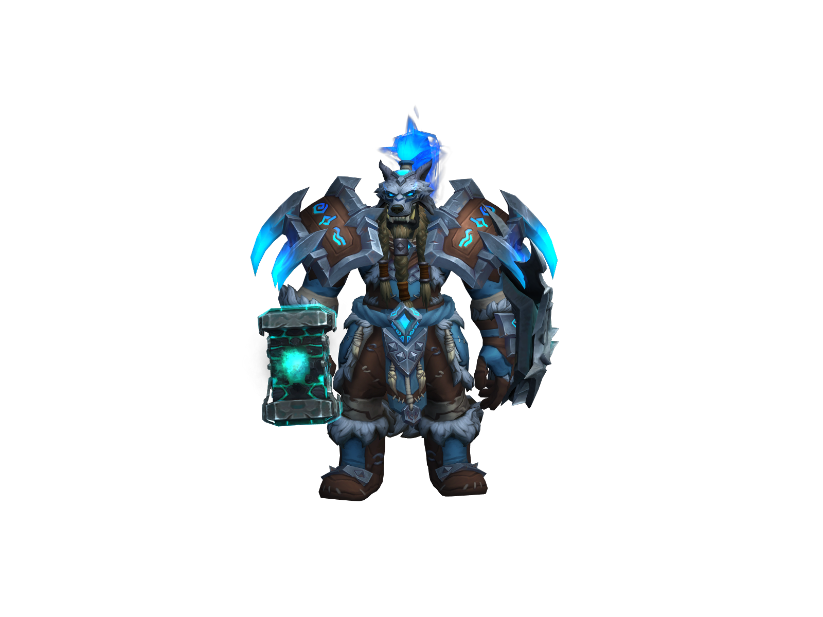 Inariokami 3D character render