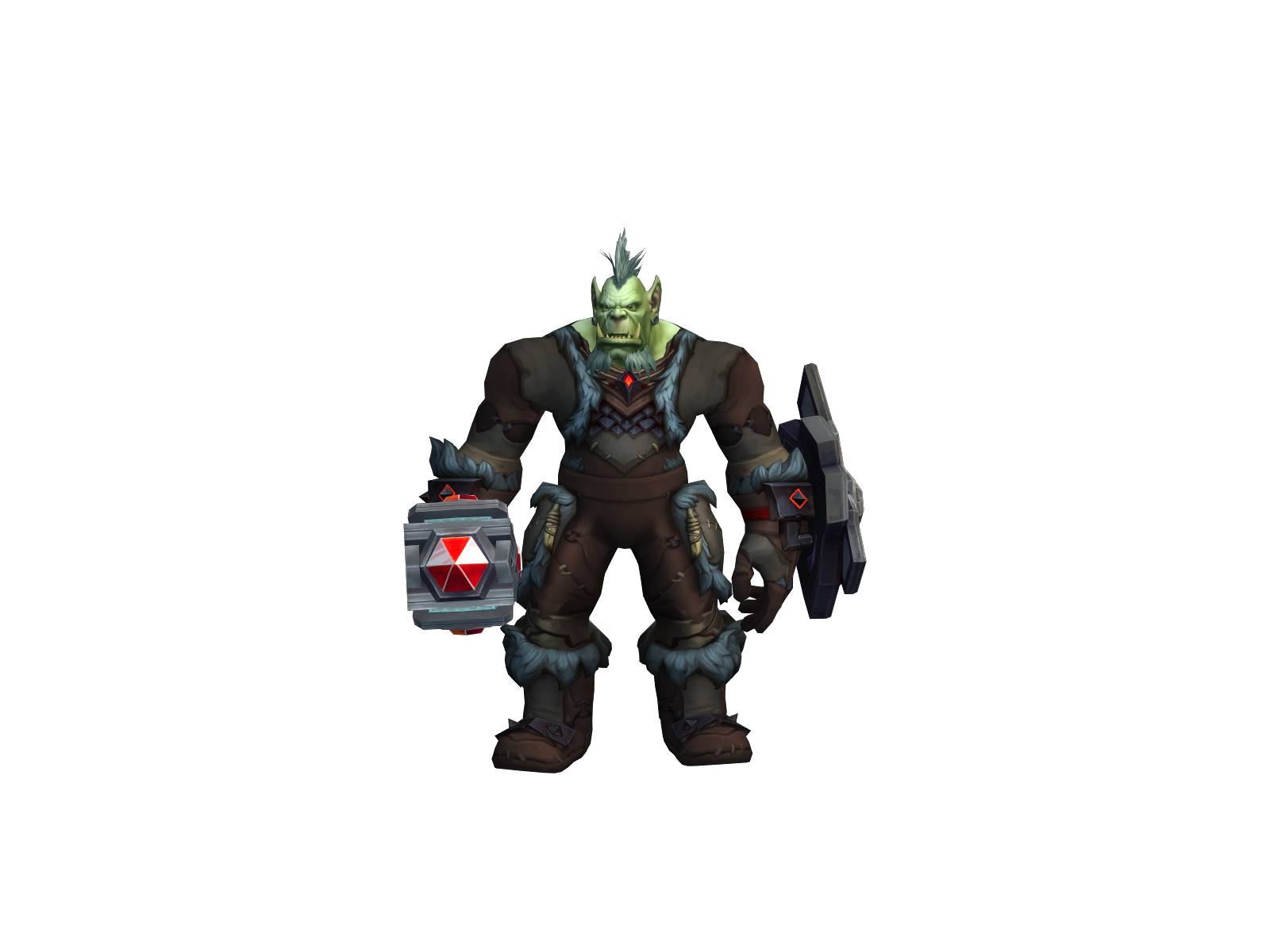 Electrocutes 3D character render