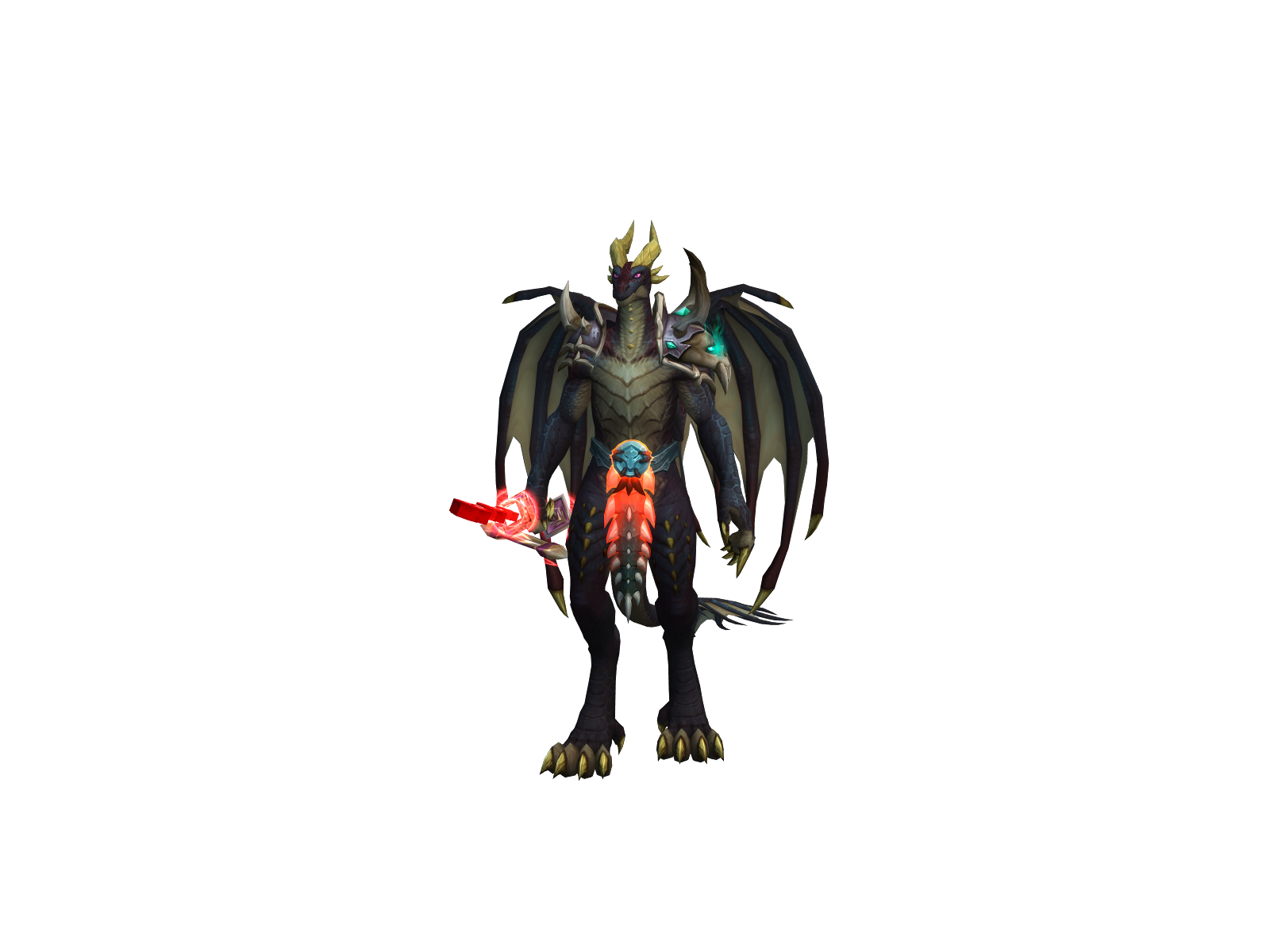 Elusivevoker 3D character render