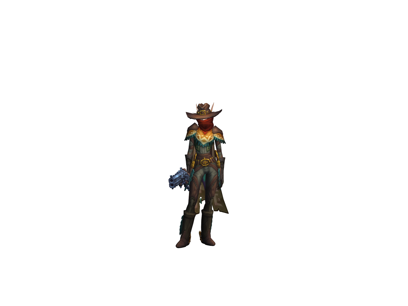 Shaddy 3D character render