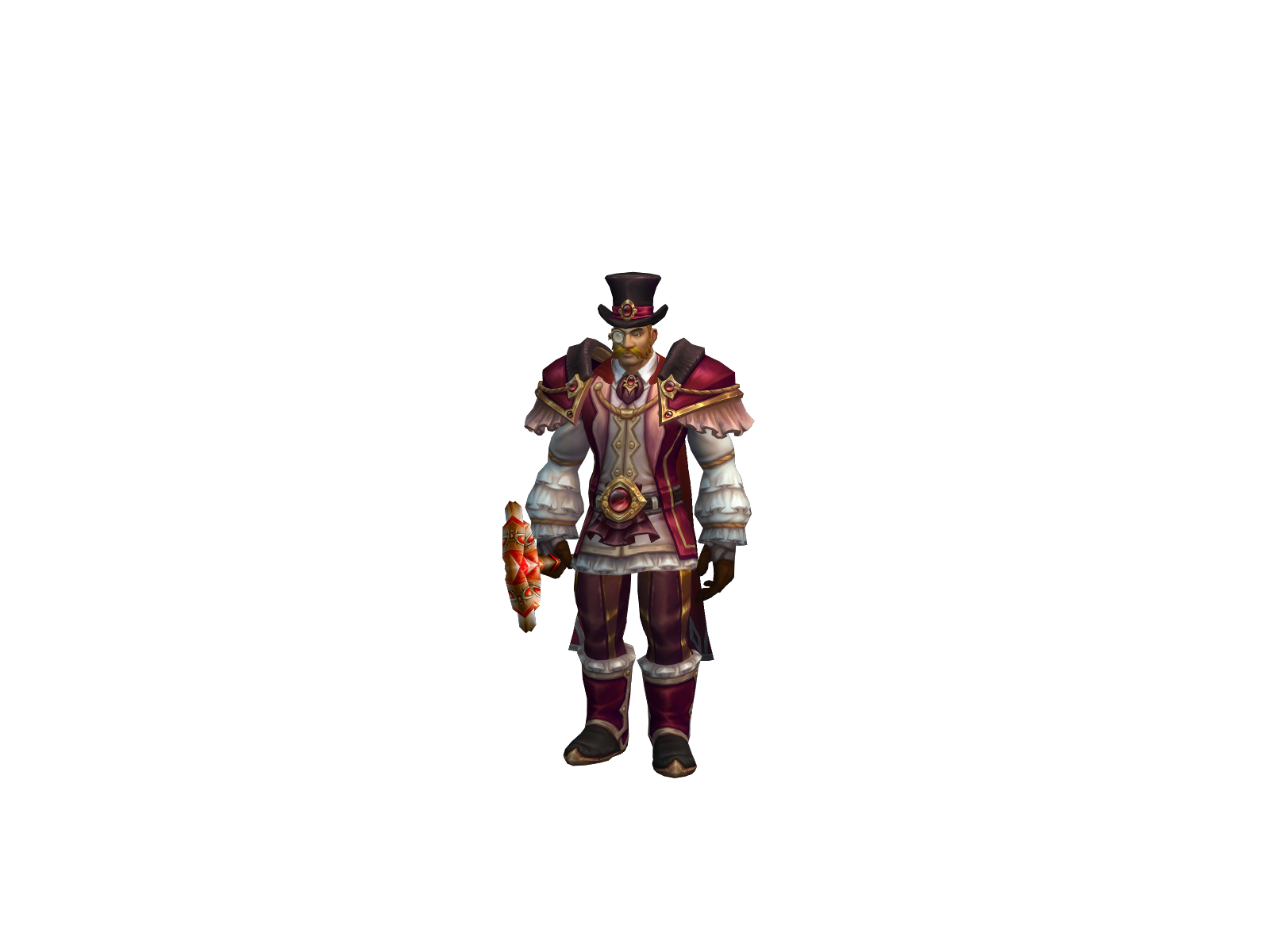 Lcok 3D character render
