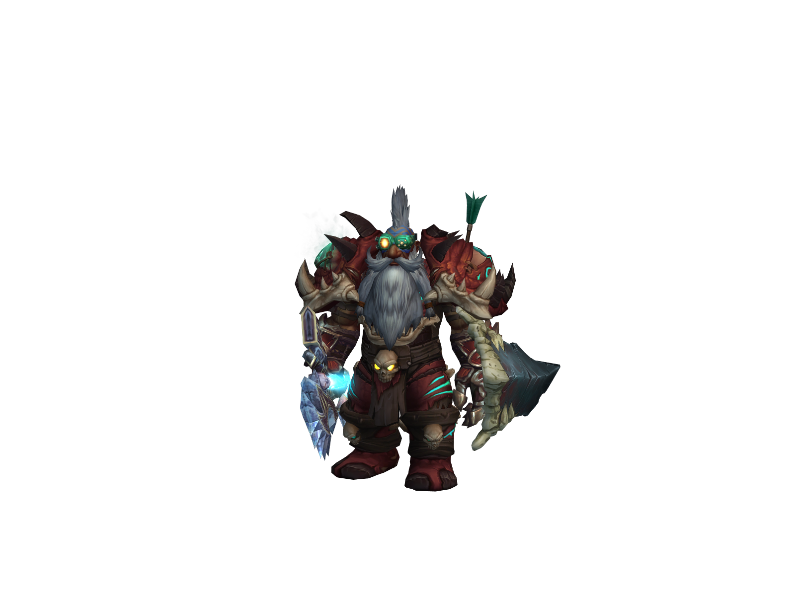 Dahunk 3D character render