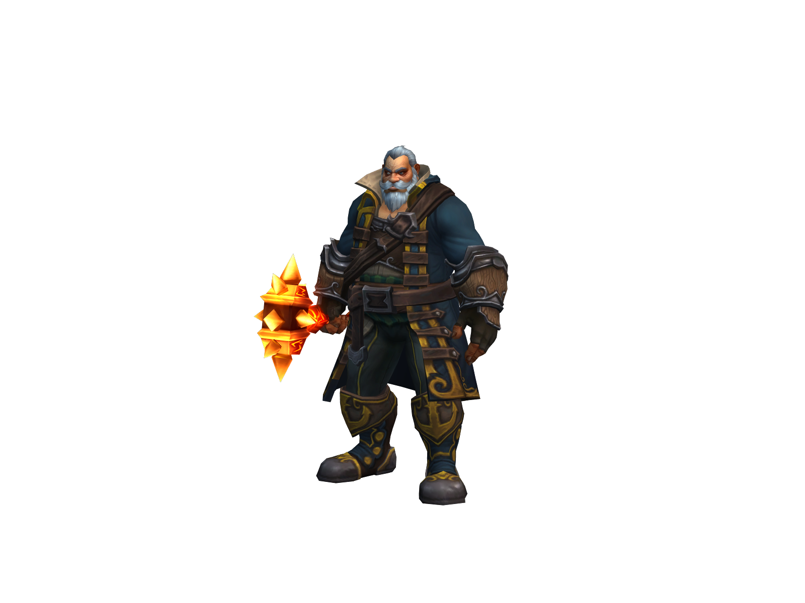 Bearings 3D character render