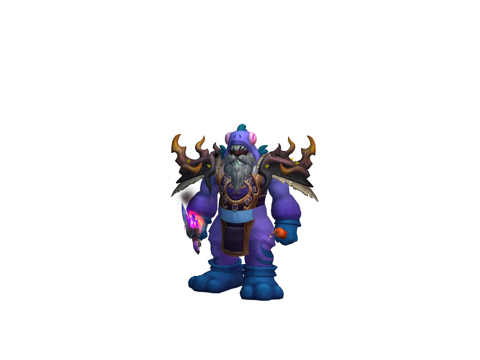 Pété 3D character render