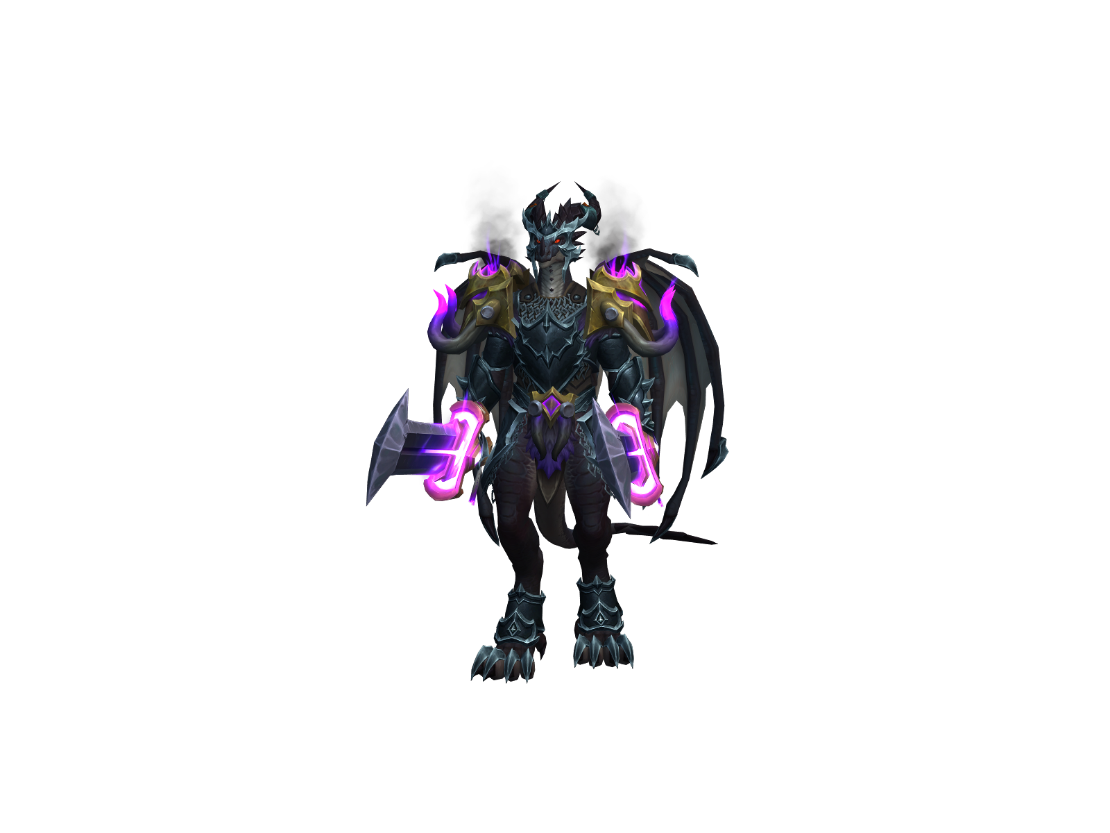 Claudrax 3D character render