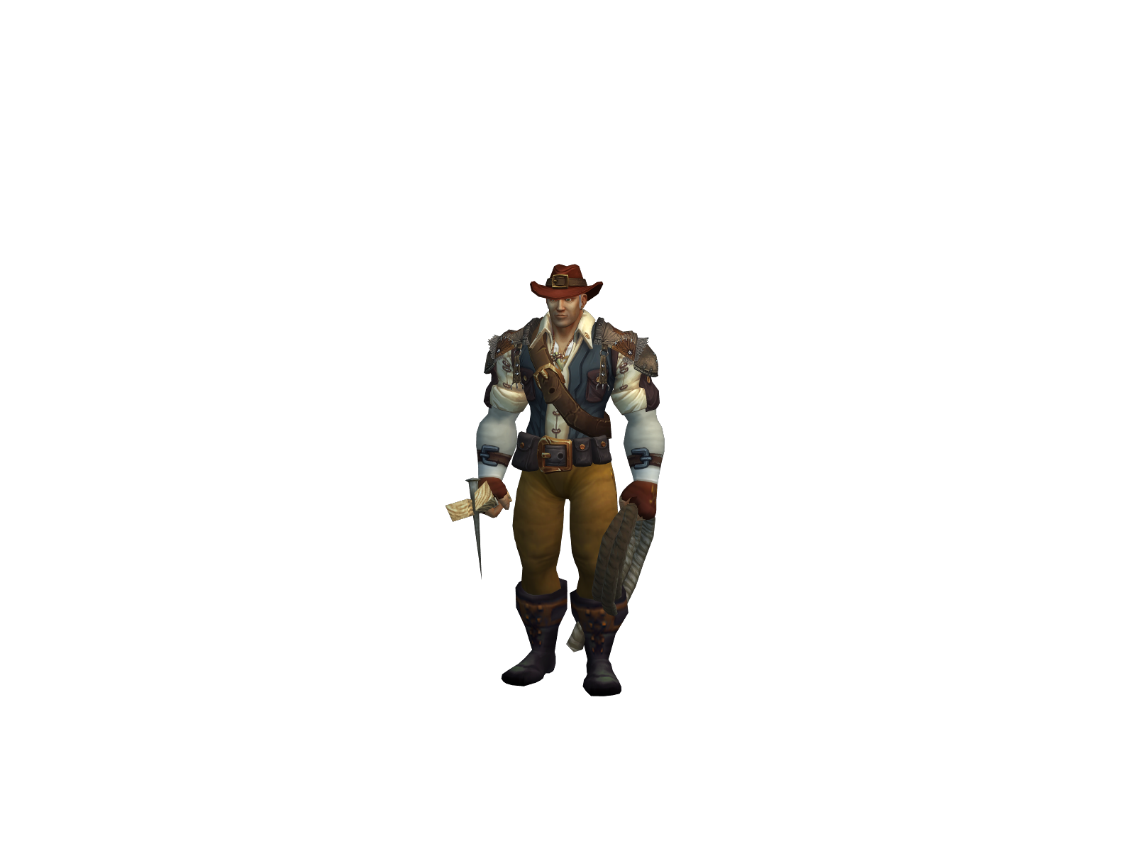 Outbreaks 3D character render