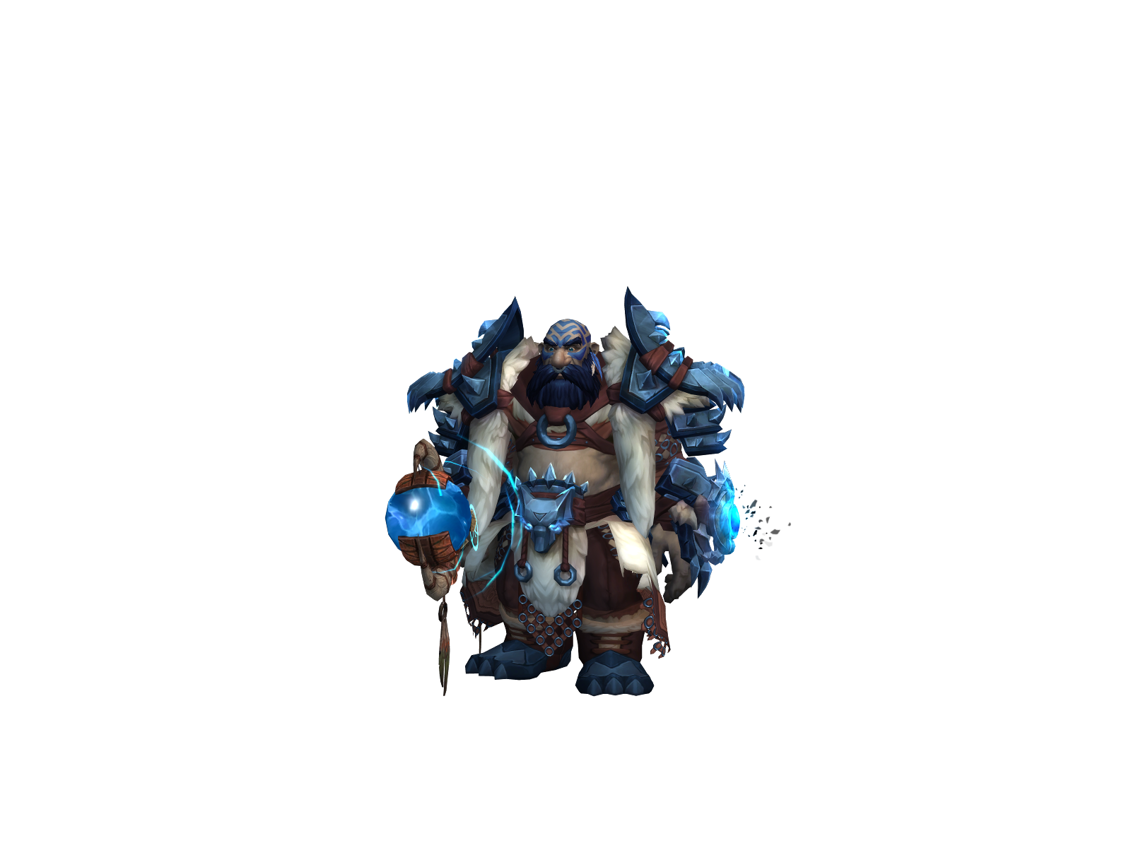 Frag 3D character render