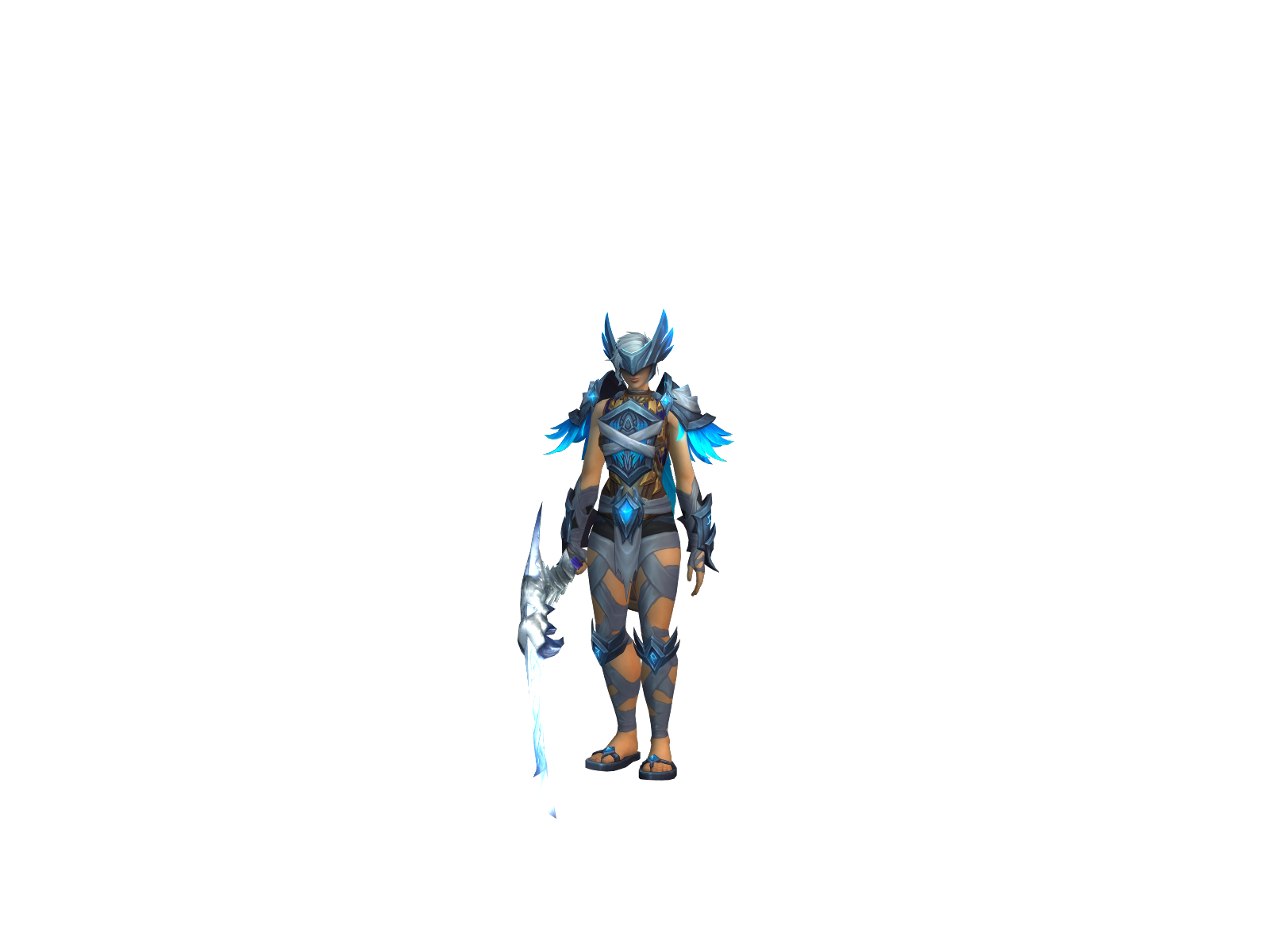 Curra 3D character render