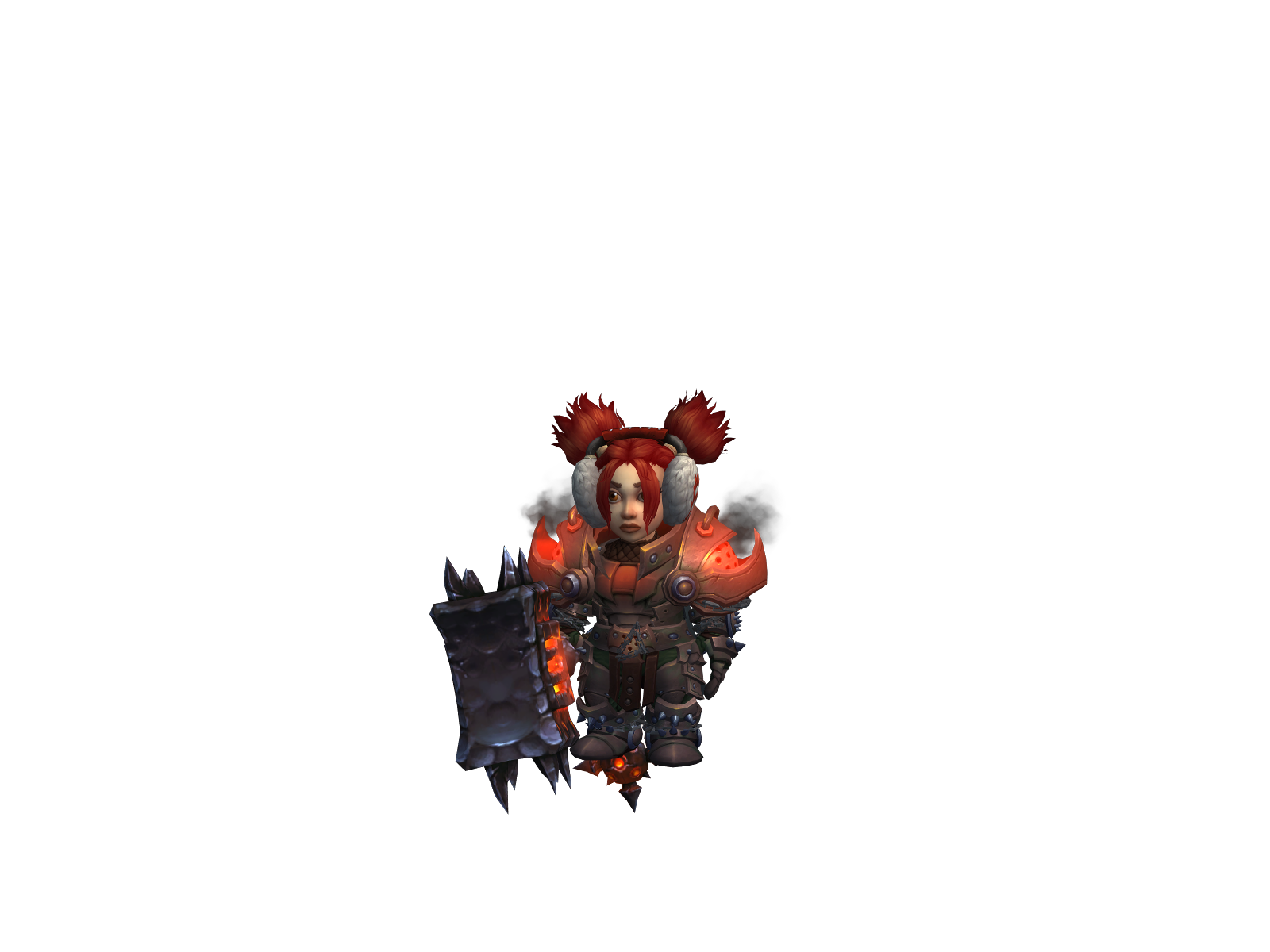 Raivel 3D character render