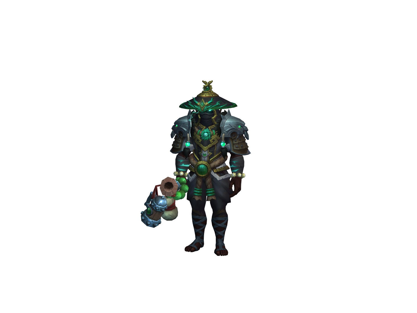 Monkatato 3D character render