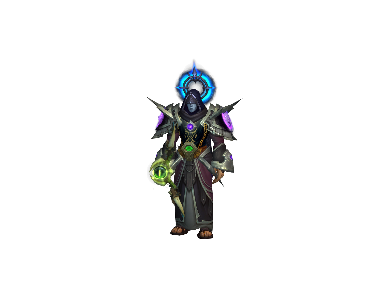 Goldenstorm 3D character render