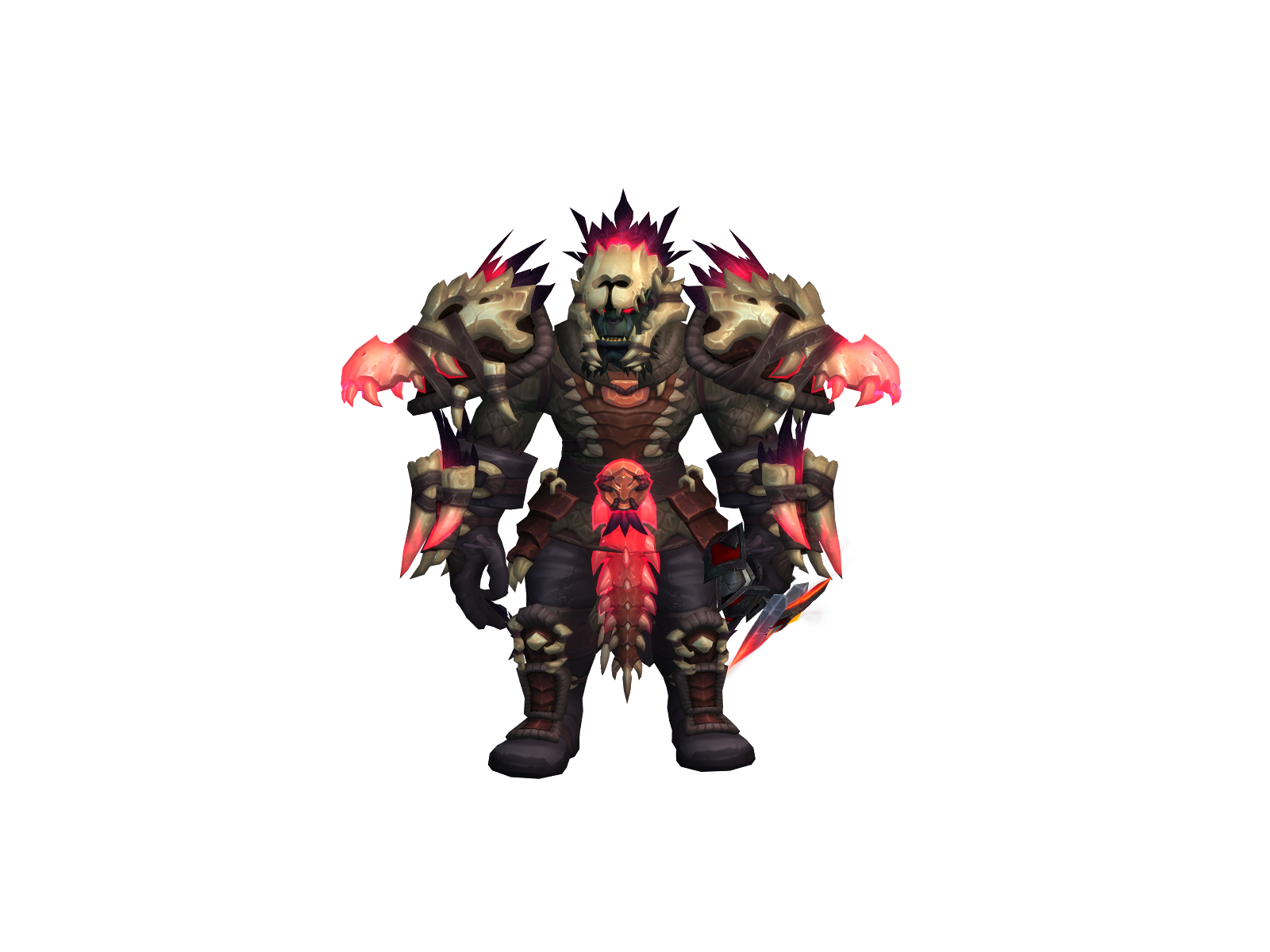 Rhinoshot 3D character render