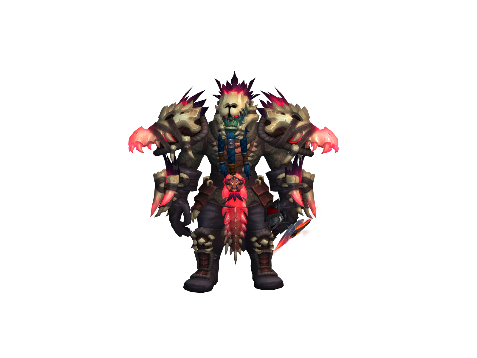 Hezhunter 3D character render