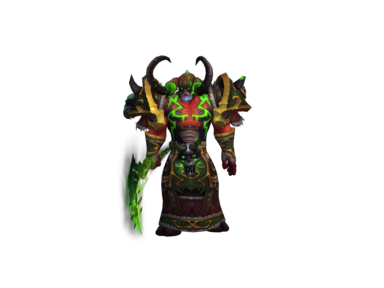 Prulock 3D character render