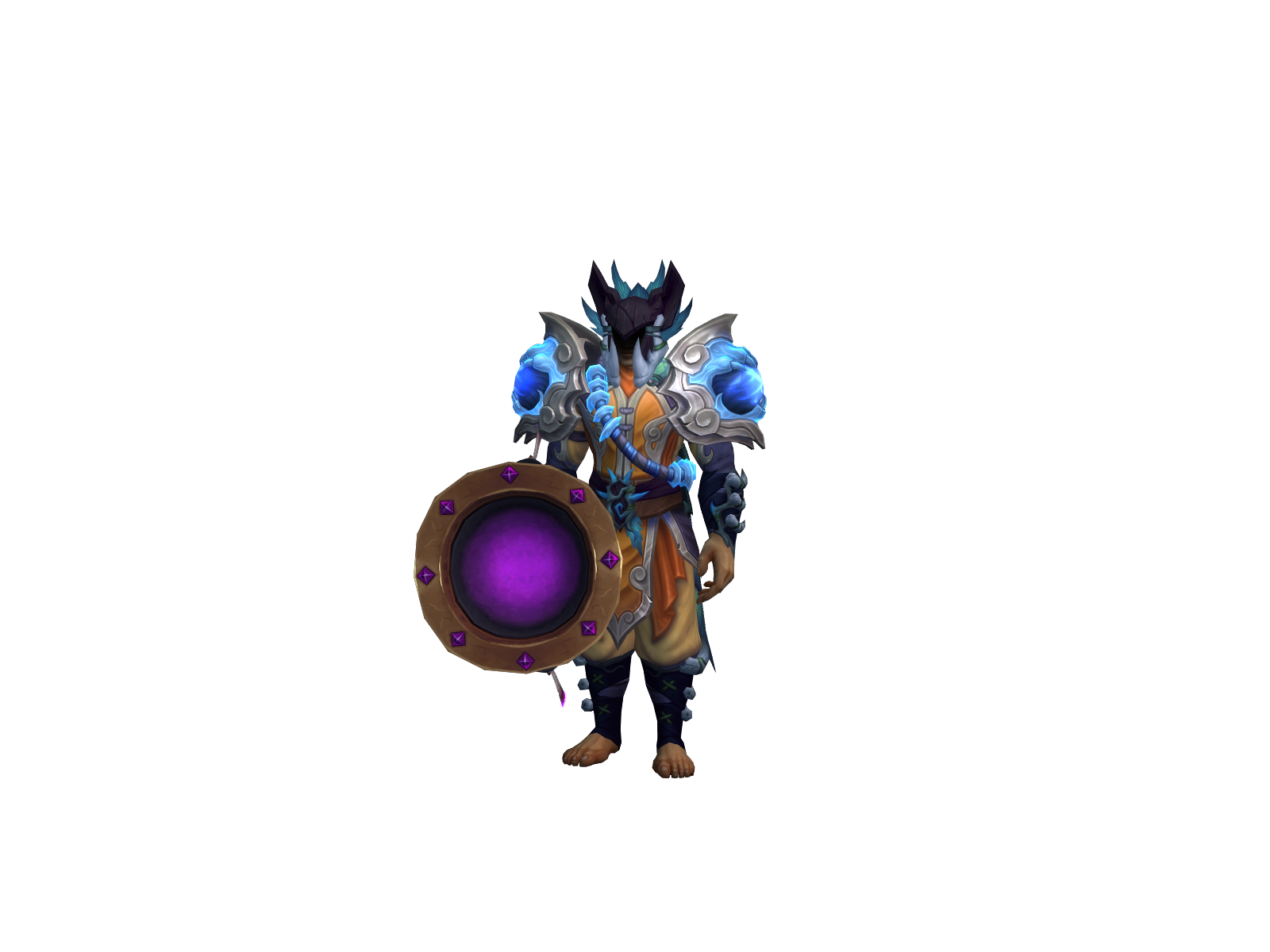 Tusount 3D character render