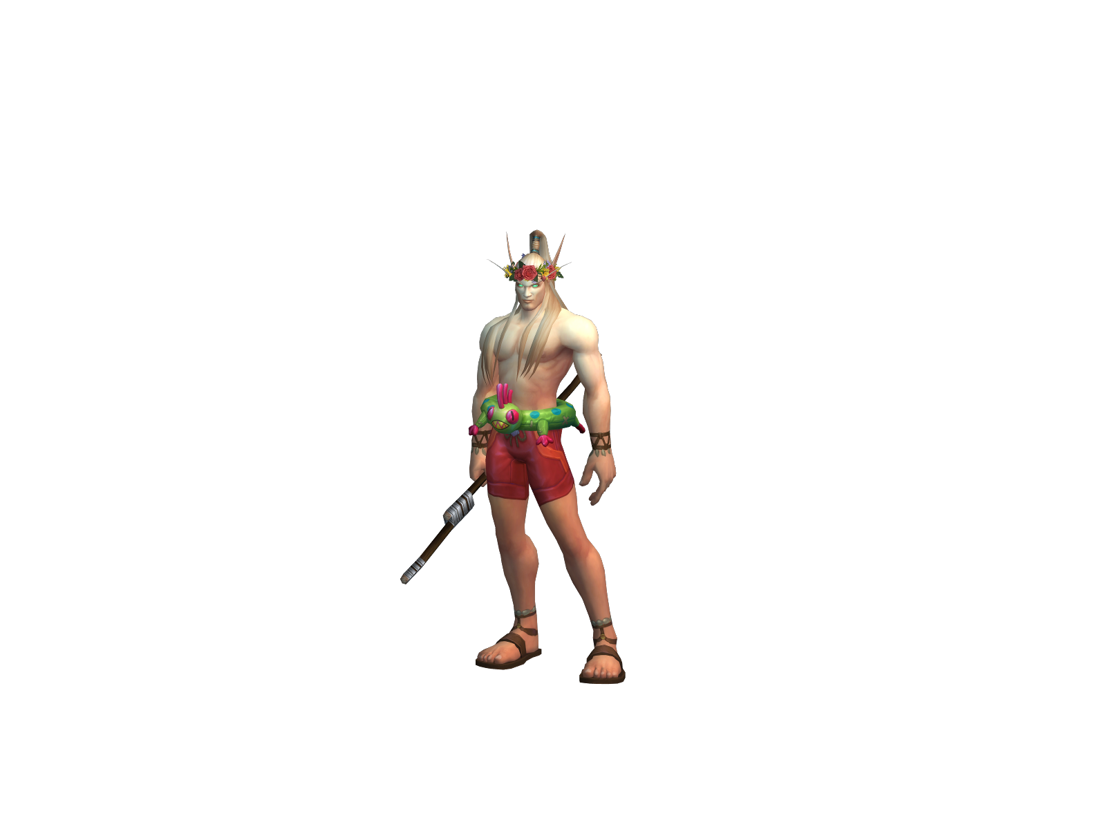 Elric 3D character render