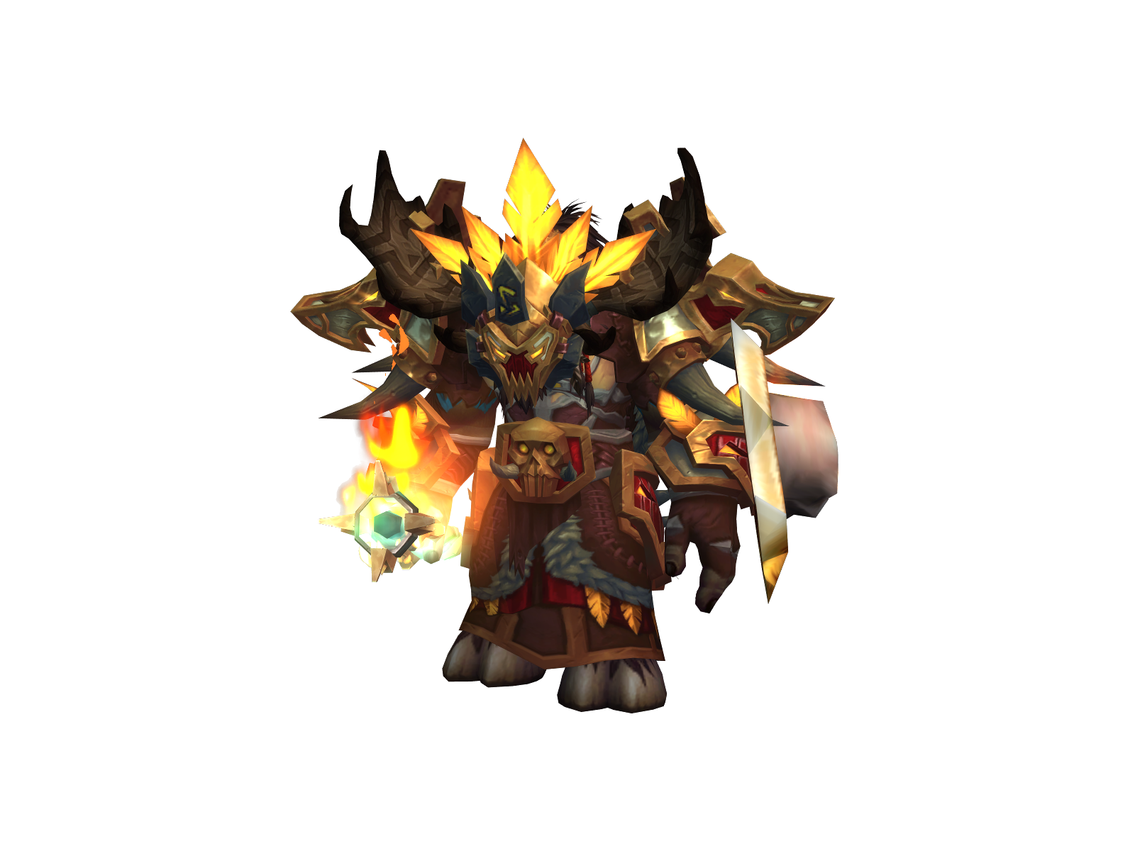 Fluffsh 3D character render