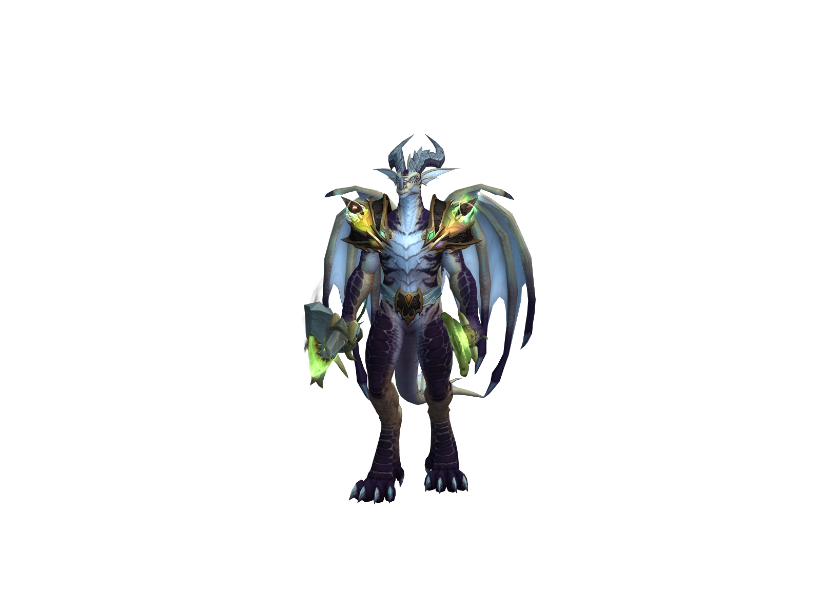 Dractizl 3D character render