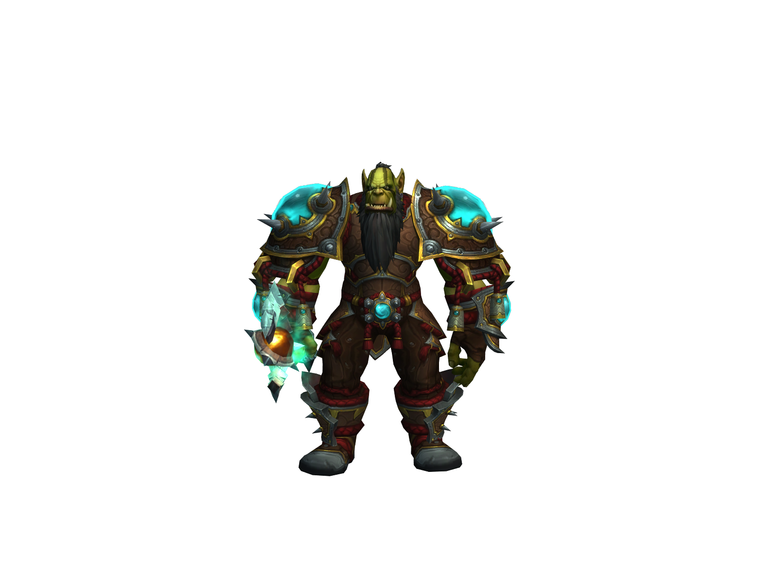 Grímfate 3D character render