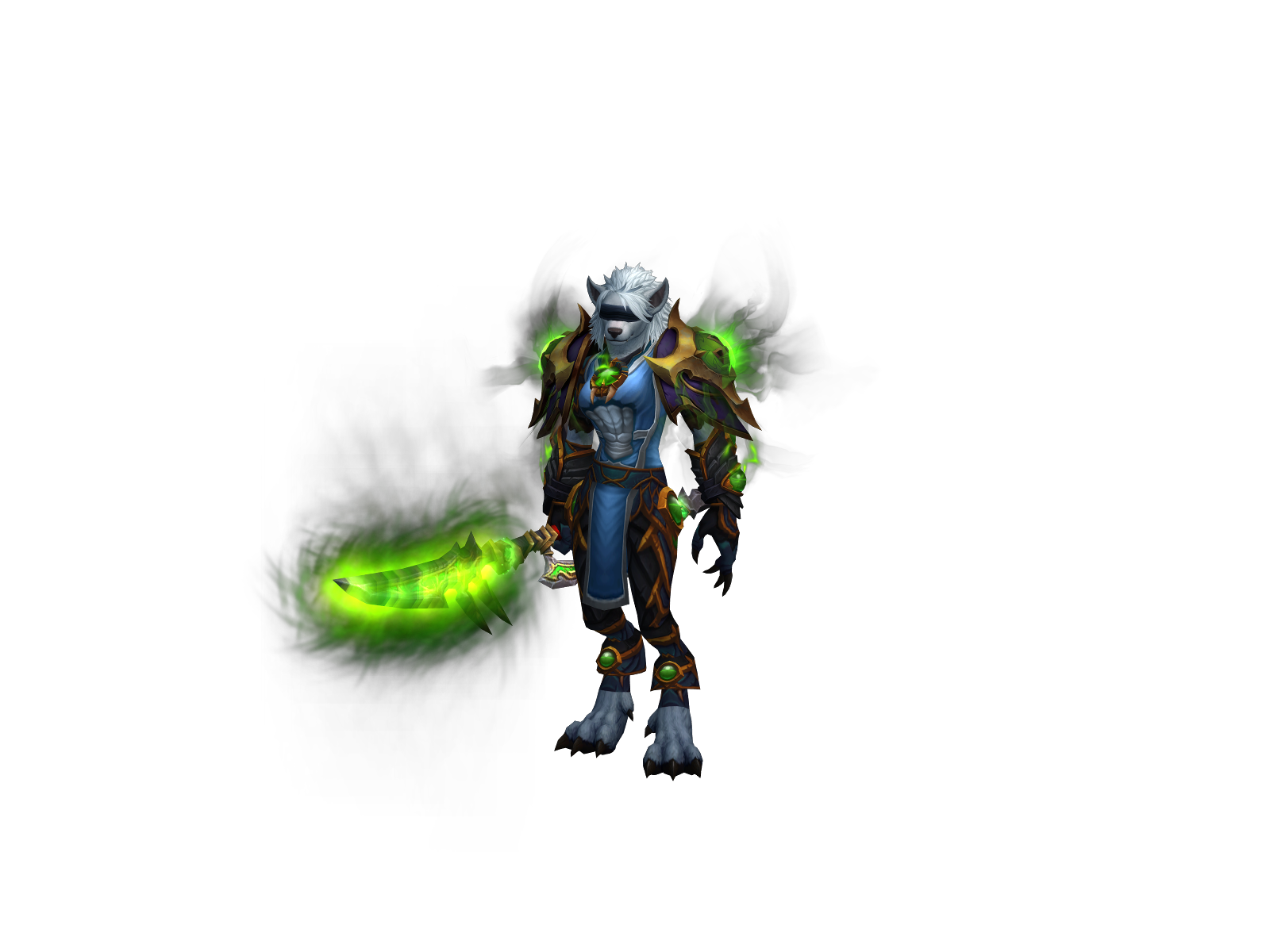 Fyshles 3D character render