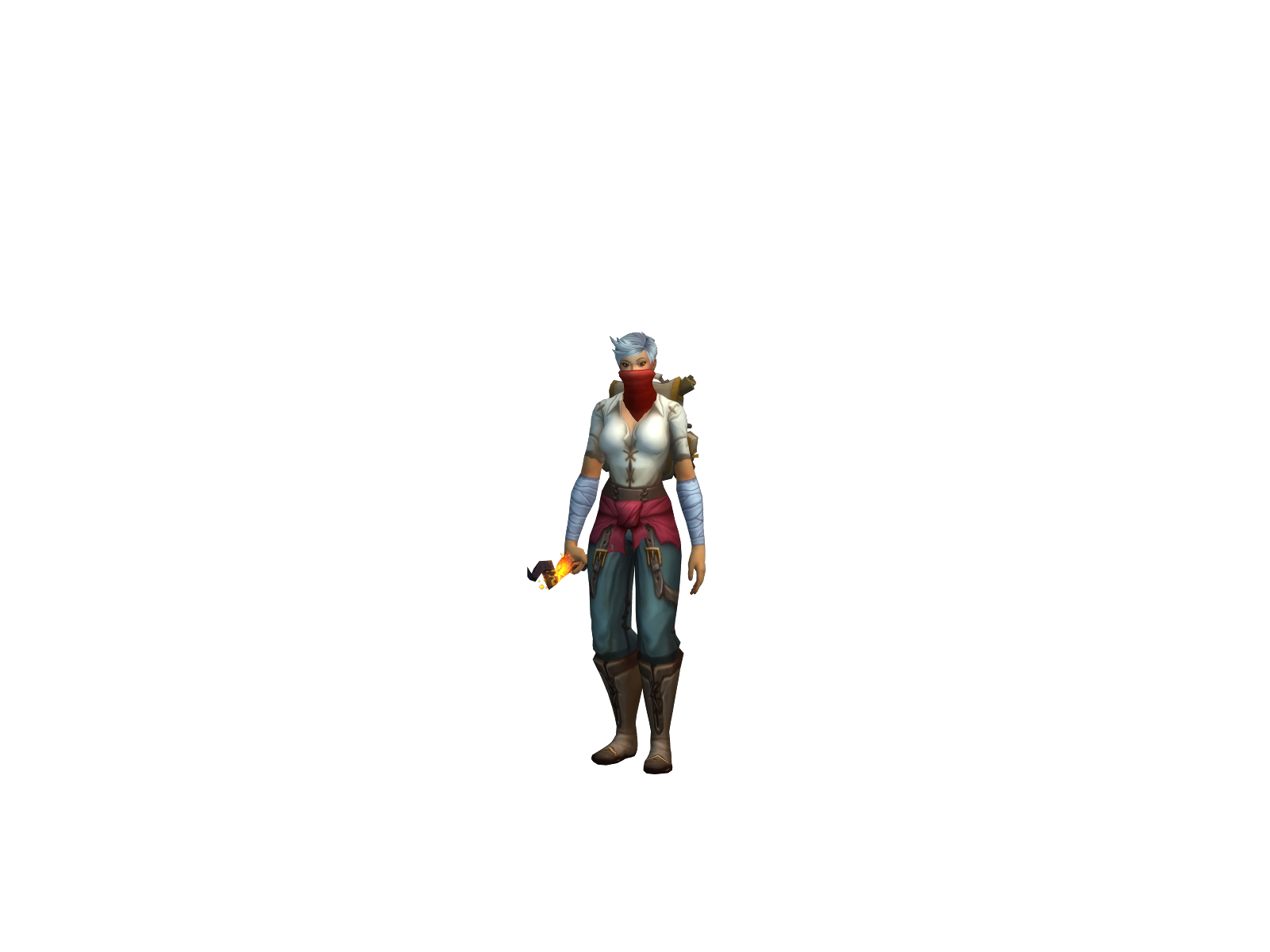 Papuy 3D character render