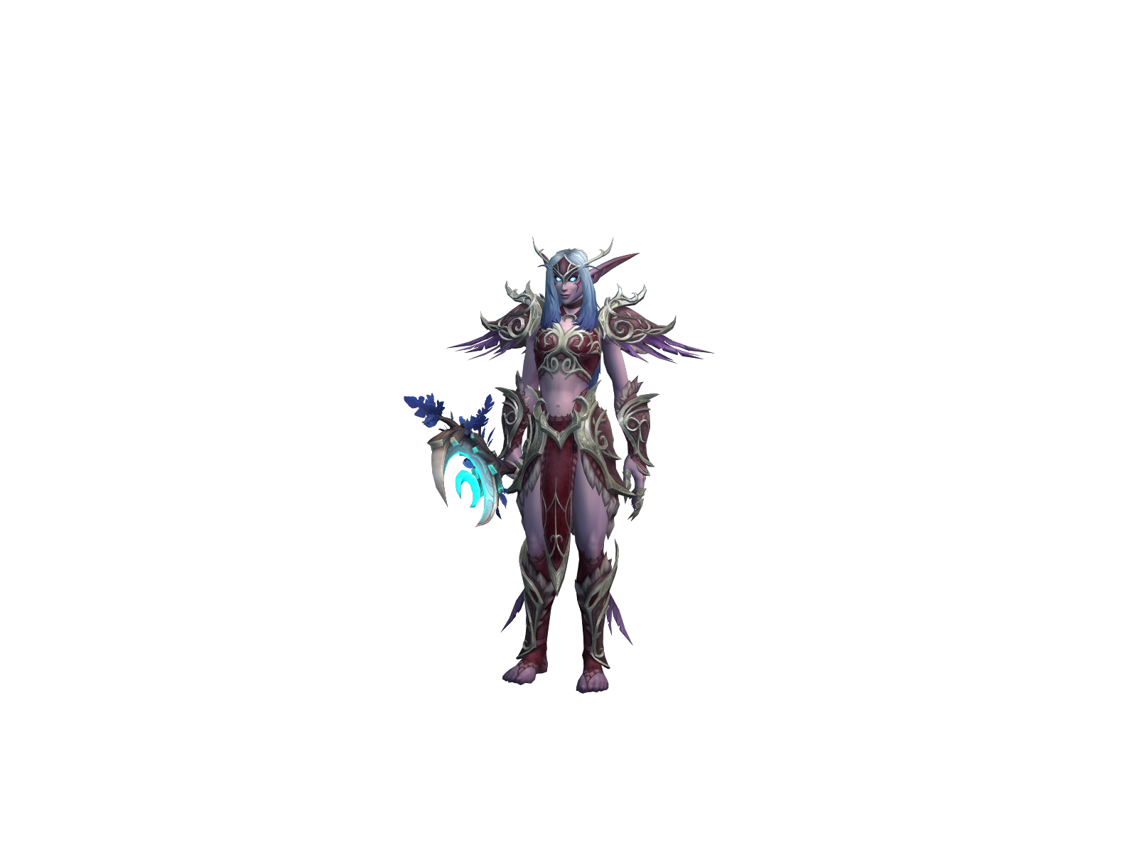 Nymué 3D character render