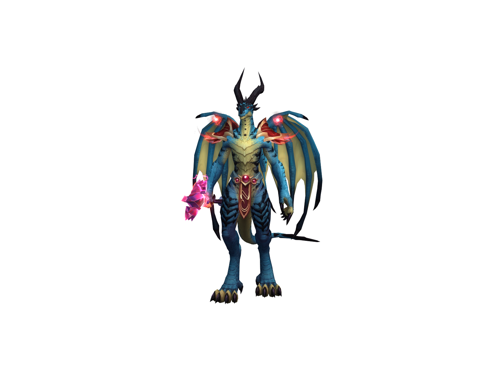 Víbria 3D character render