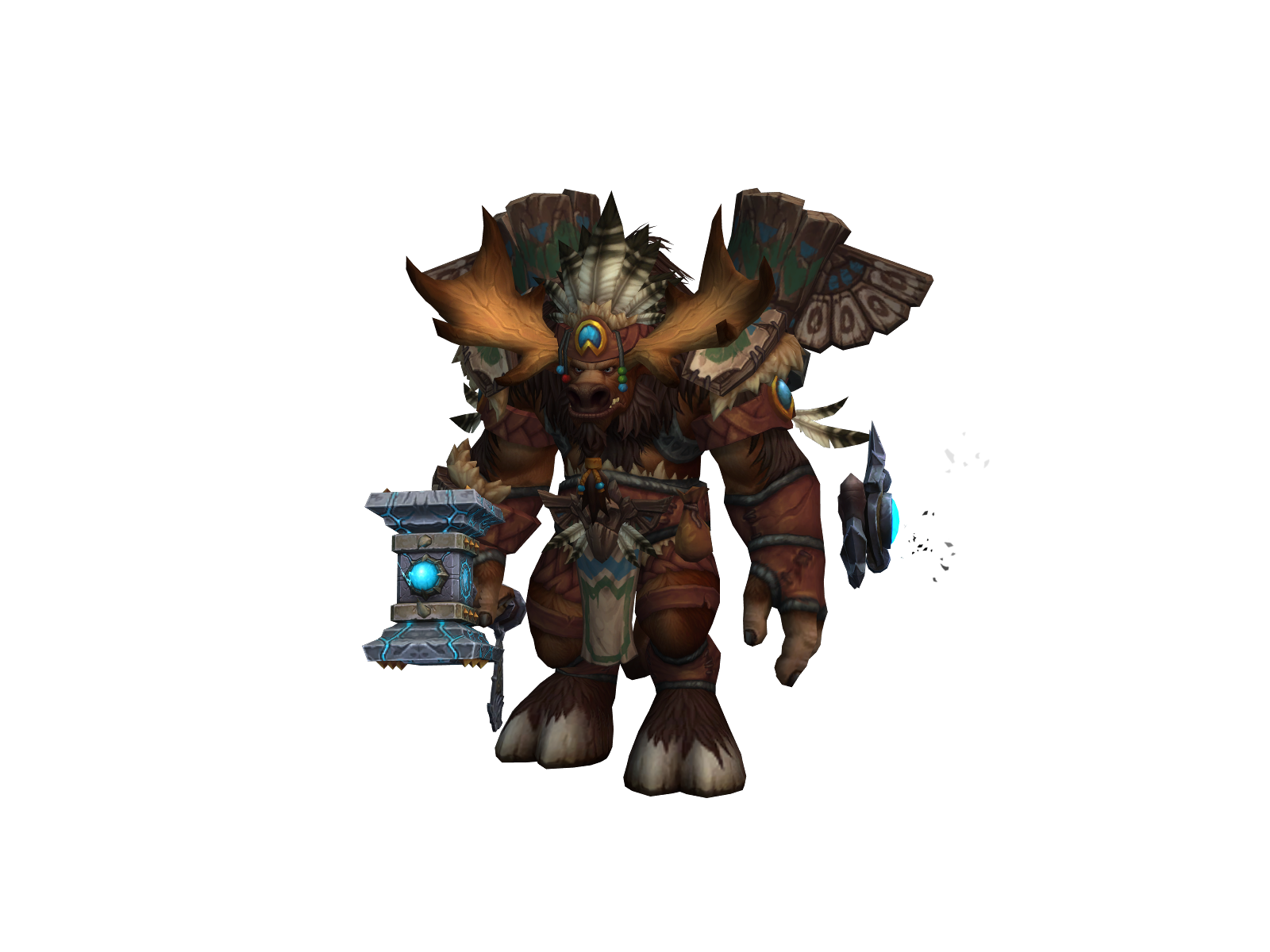 Kaltruac 3D character render
