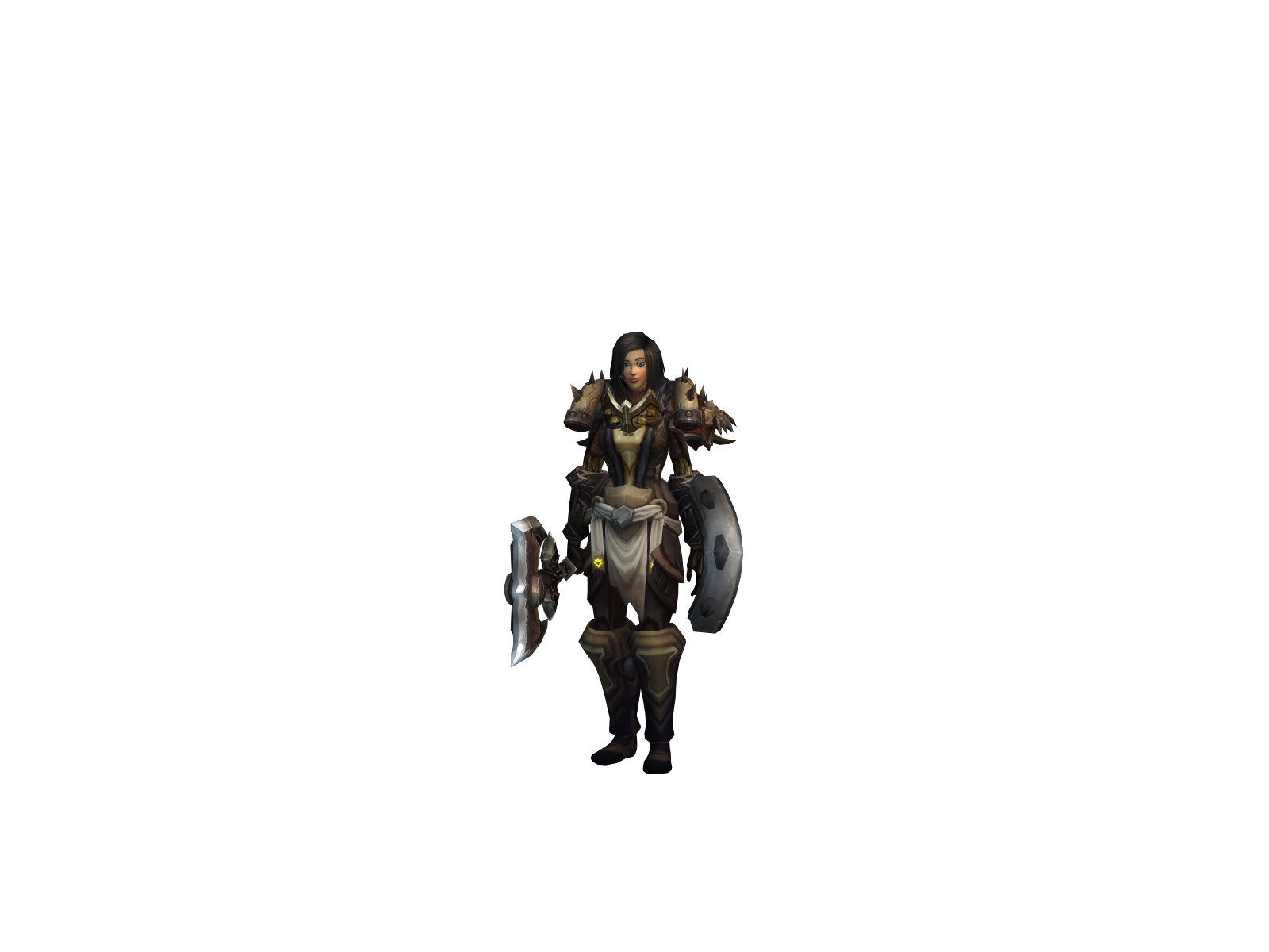 Voltpaladin 3D character render