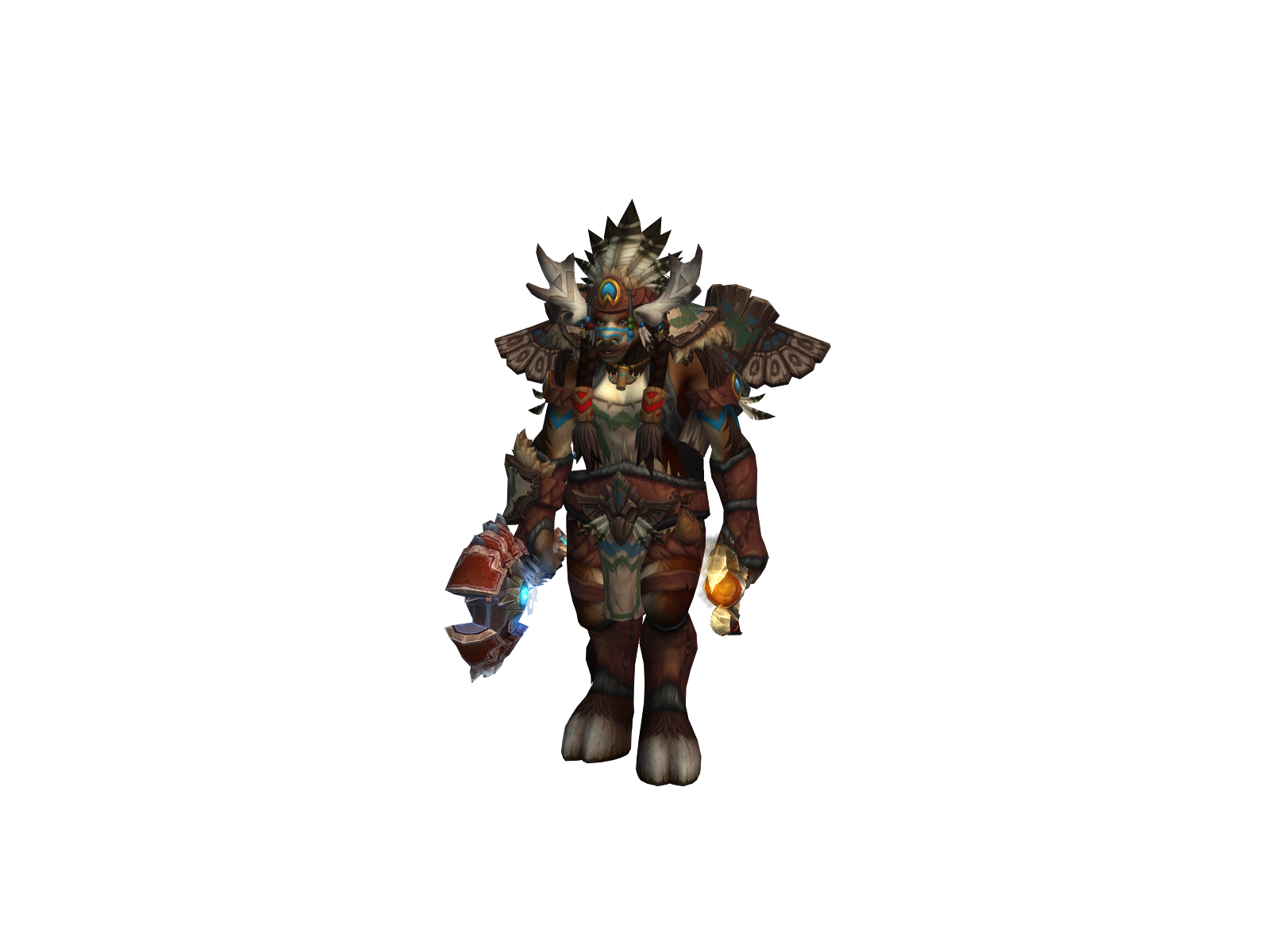 Warpsii 3D character render