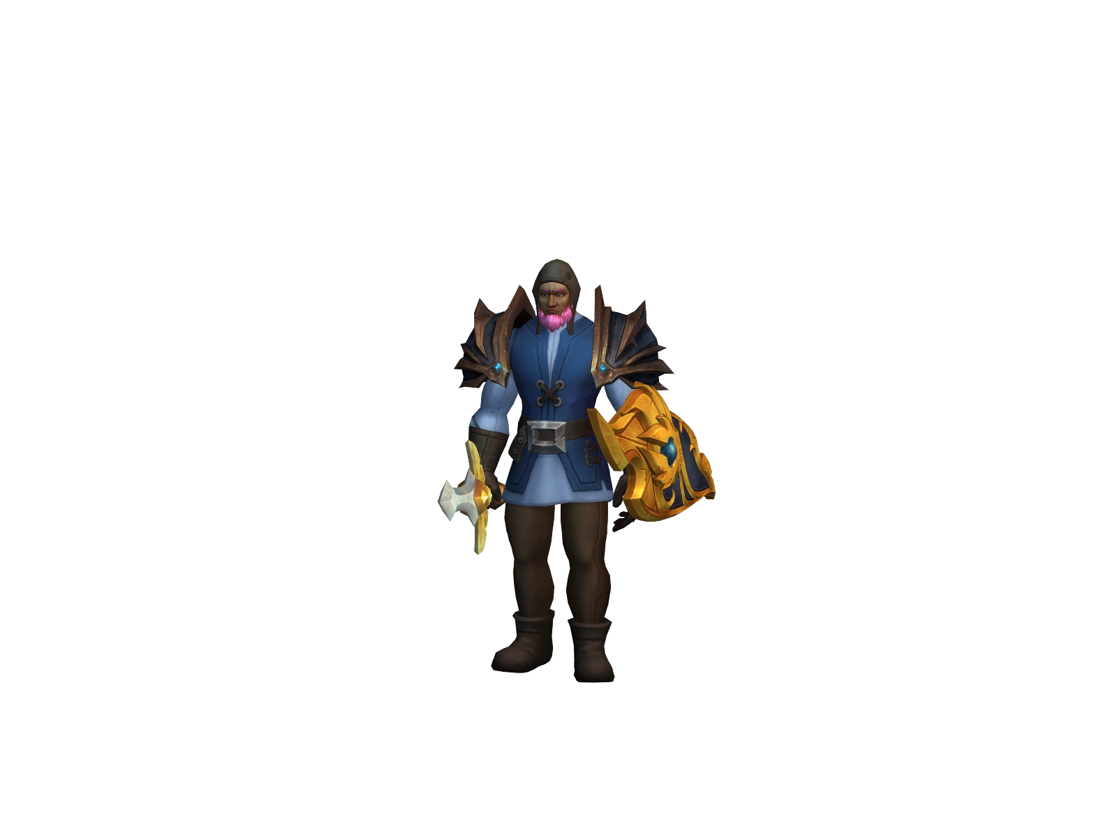 Finalword 3D character render